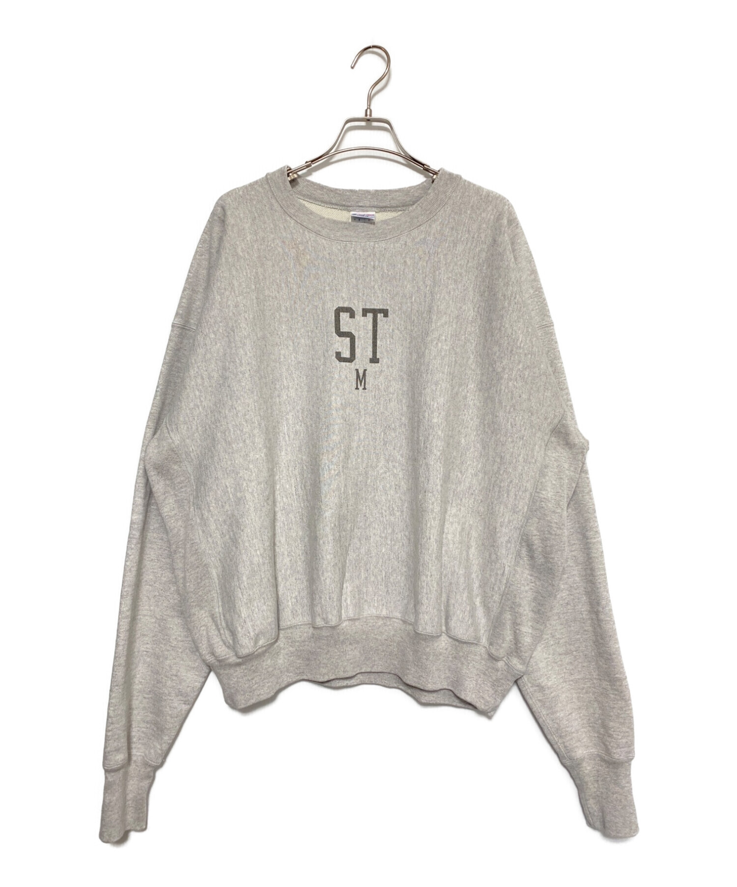 SAINT MICHAEL (セントマイケル) STM SWEATSHIRT グレー サイズ:XL