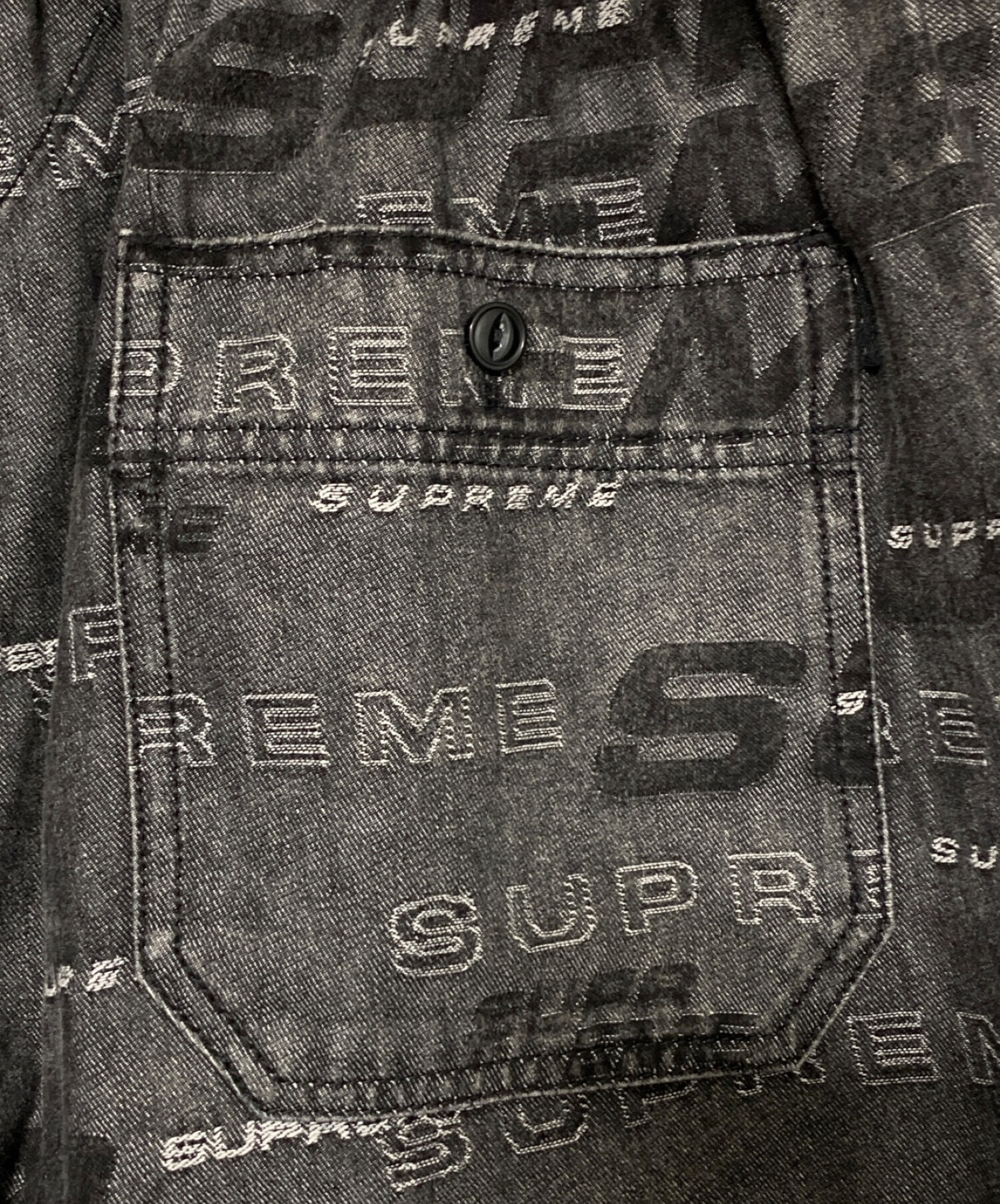 SUPREME (シュプリーム) Dimensions Logo Denim Skate Pant グレー サイズ:M