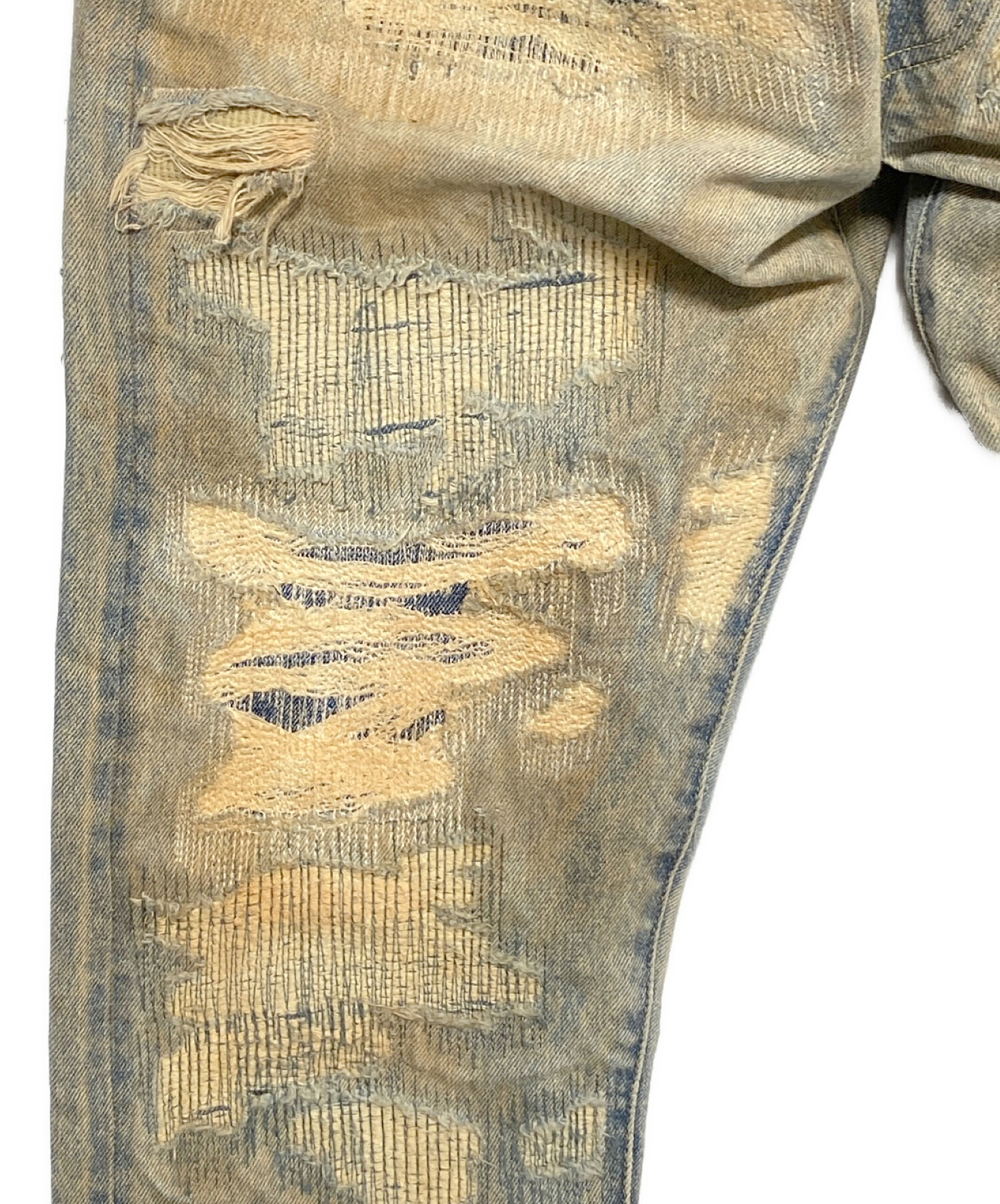 MINDSEEKER (マインドシーカー) DESTROY DENIM PANTS インディゴ サイズ:SIZE 44