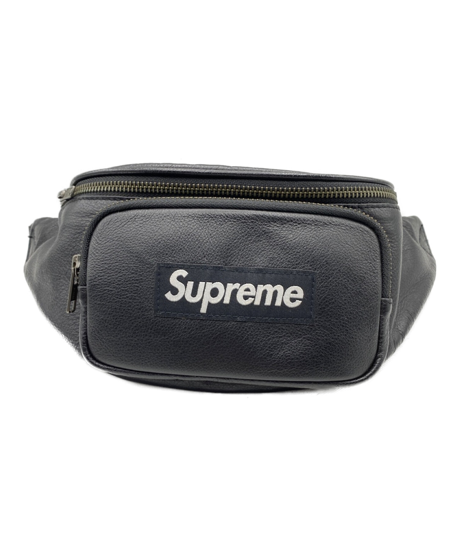 SUPREME (シュプリーム) Leather Waist Bag ブラック サイズ:-