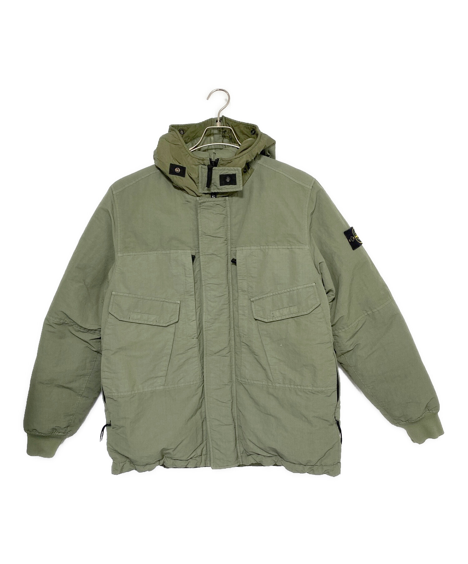 中古・古着通販】STONE ISLAND (ストーンアイランド) NASLAN DOWN JACKET グリーン サイズ:M｜ブランド・古着通販  トレファク公式【TREFAC FASHION】スマホサイト