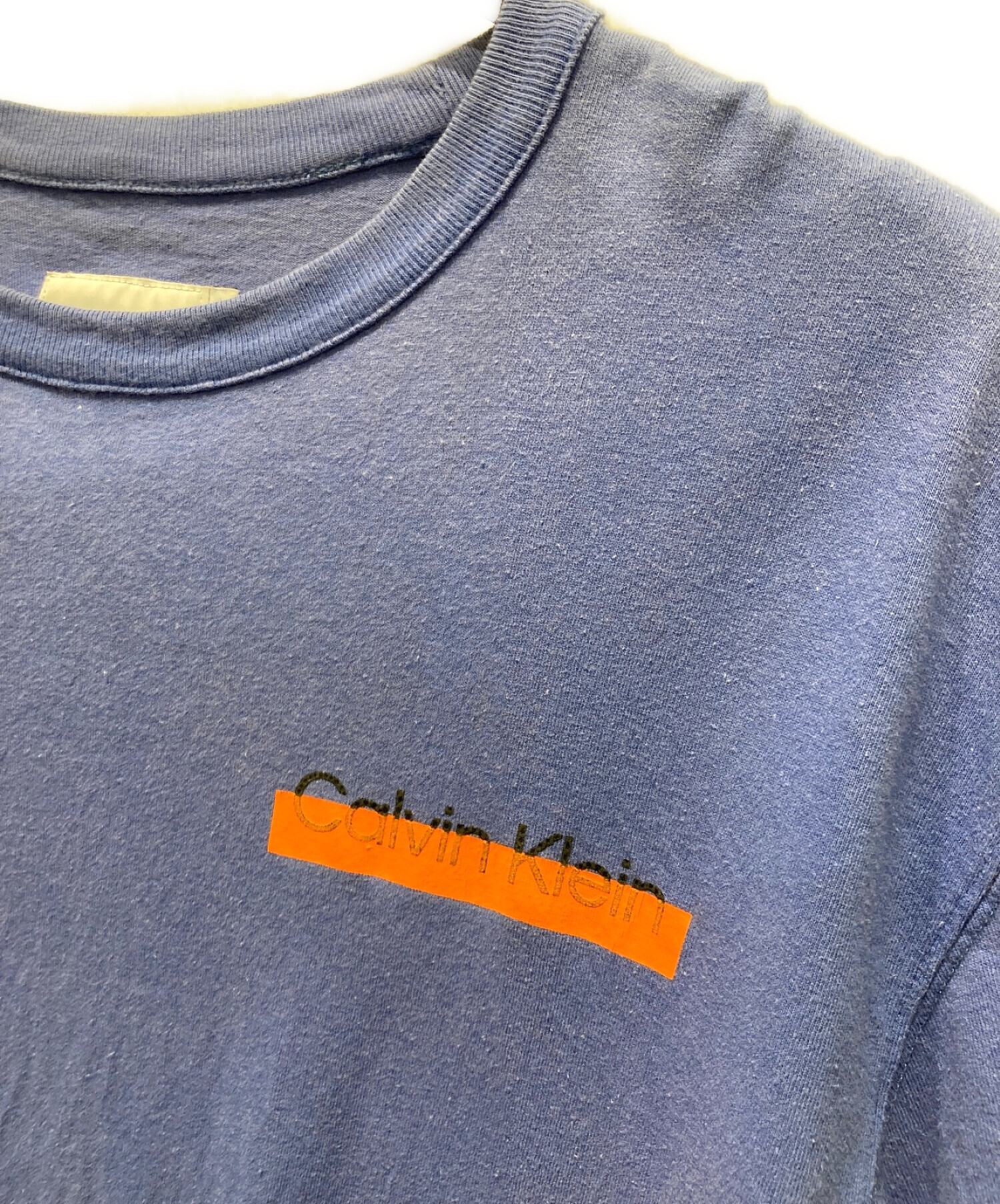 Calvin Klein (カルバンクライン) HERON PRESTON (ヘロンプレストン) Tシャツ ネイビー サイズ:M