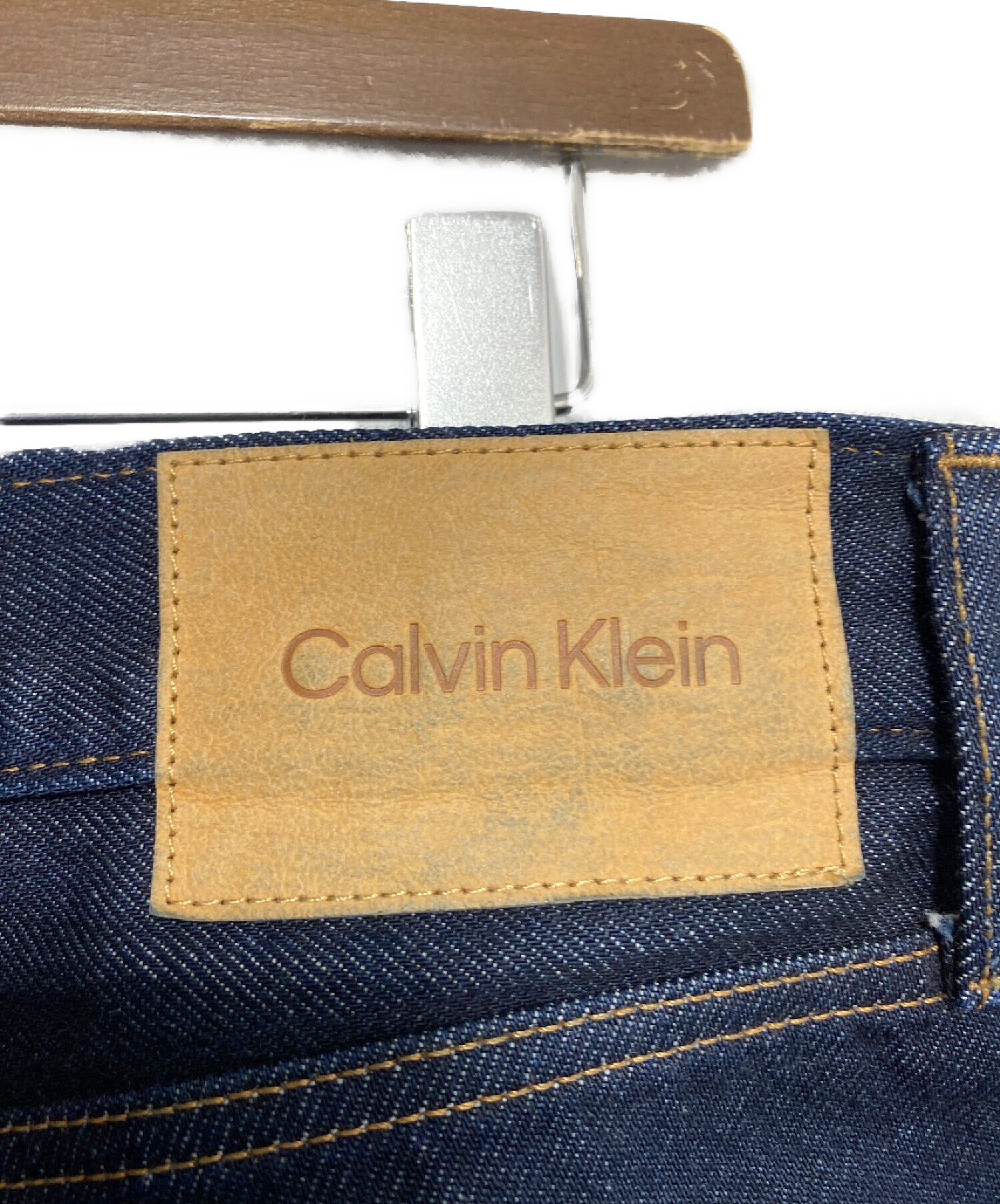 Calvin Klein (カルバンクライン) Twisted Seam Jeans インディゴ サイズ:W32