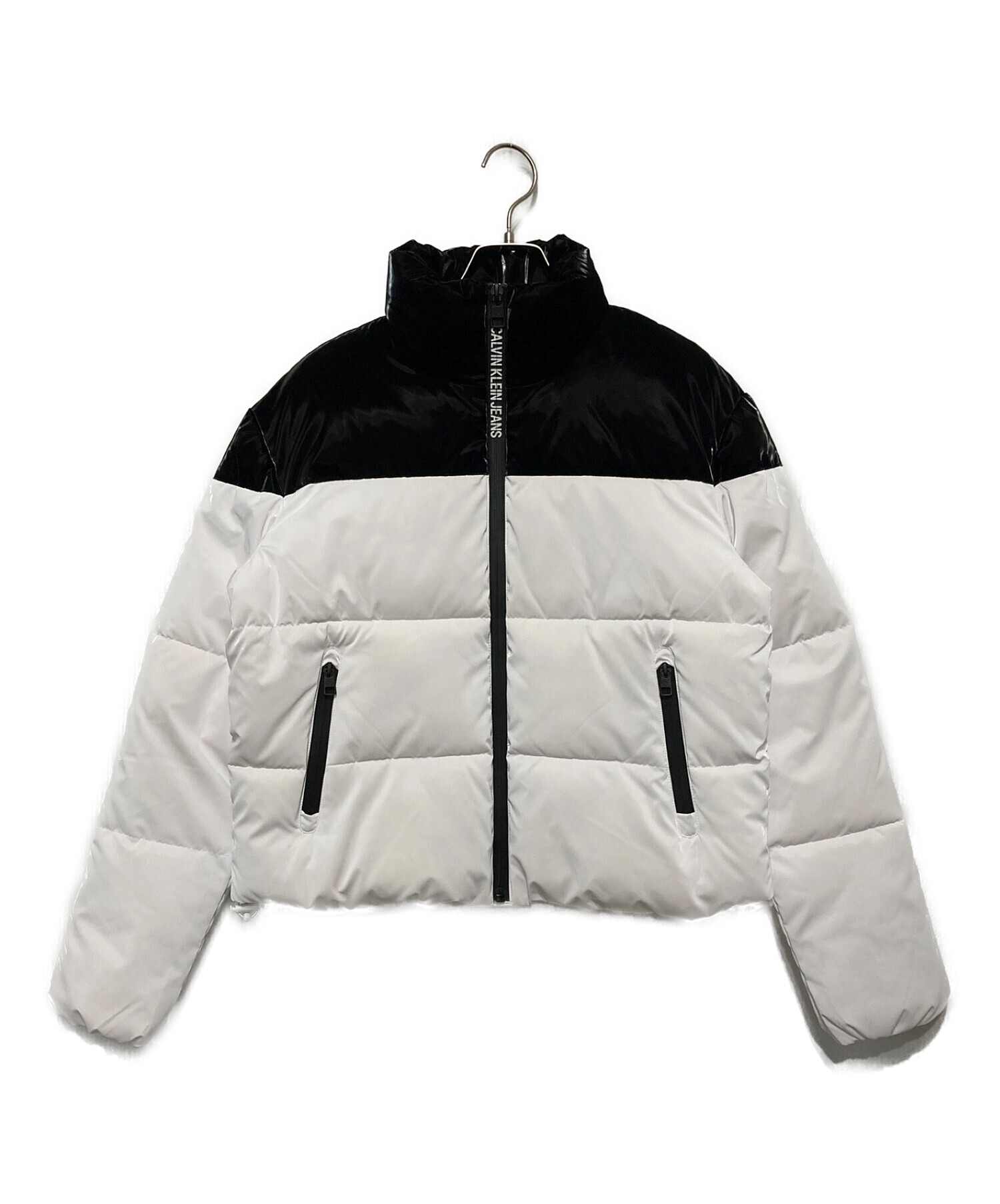 Calvin Klein (カルバンクライン) 中綿ジャケット ホワイト サイズ:S