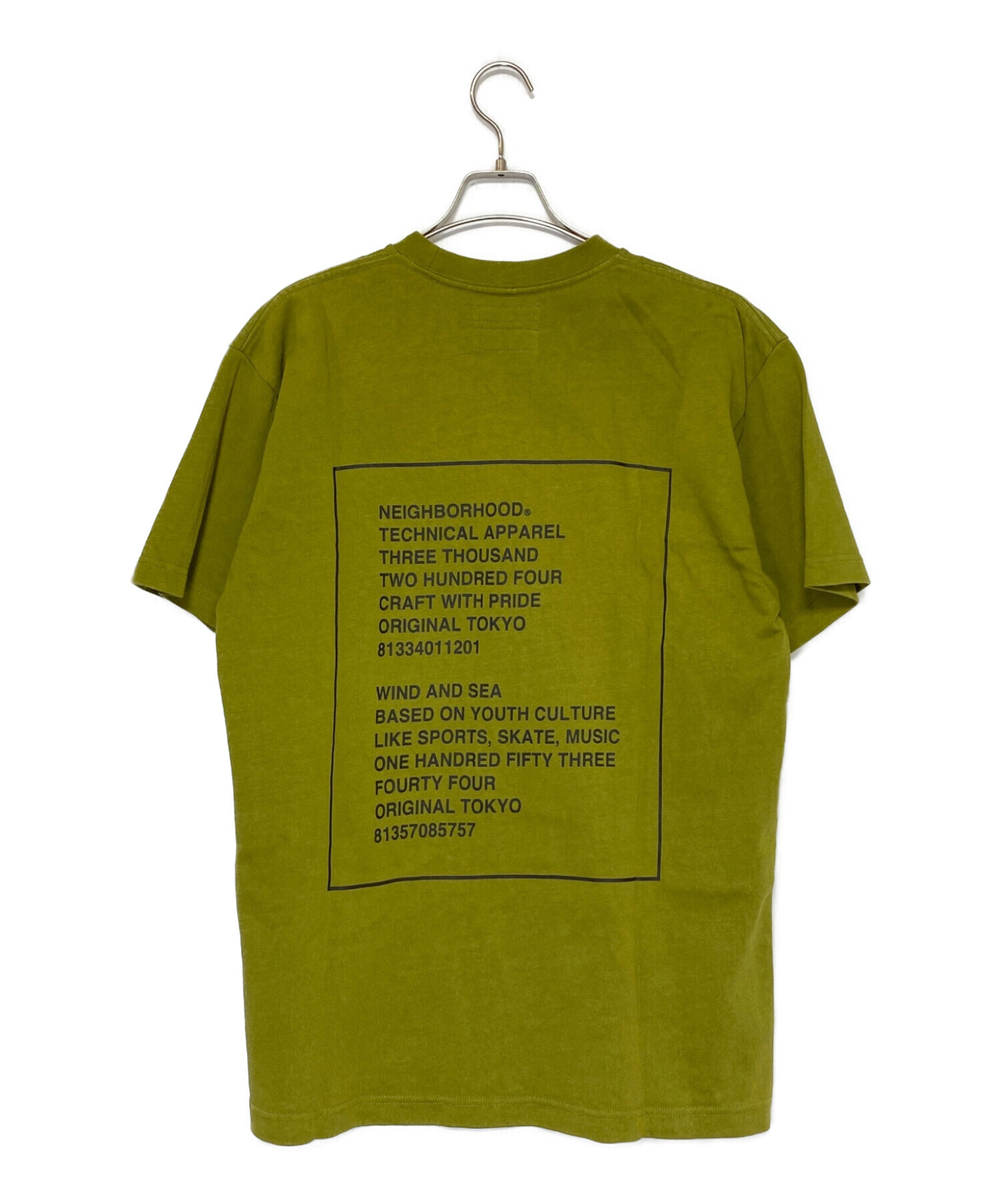 WIND AND SEA Tシャツ GREEN Lサイズ