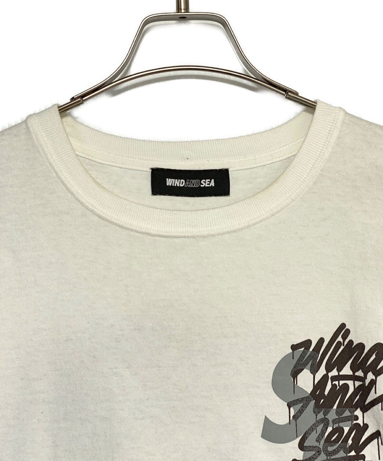 WIND AND SEA (ウィンダンシー) イッツアリビング Tシャツ ホワイト サイズ:XL