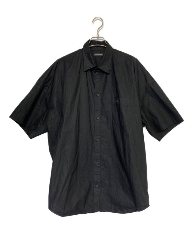 中古・古着通販】BALENCIAGA (バレンシアガ) S/S Cocoon Shirt ブラック サイズ:38｜ブランド・古着通販  トレファク公式【TREFAC FASHION】スマホサイト