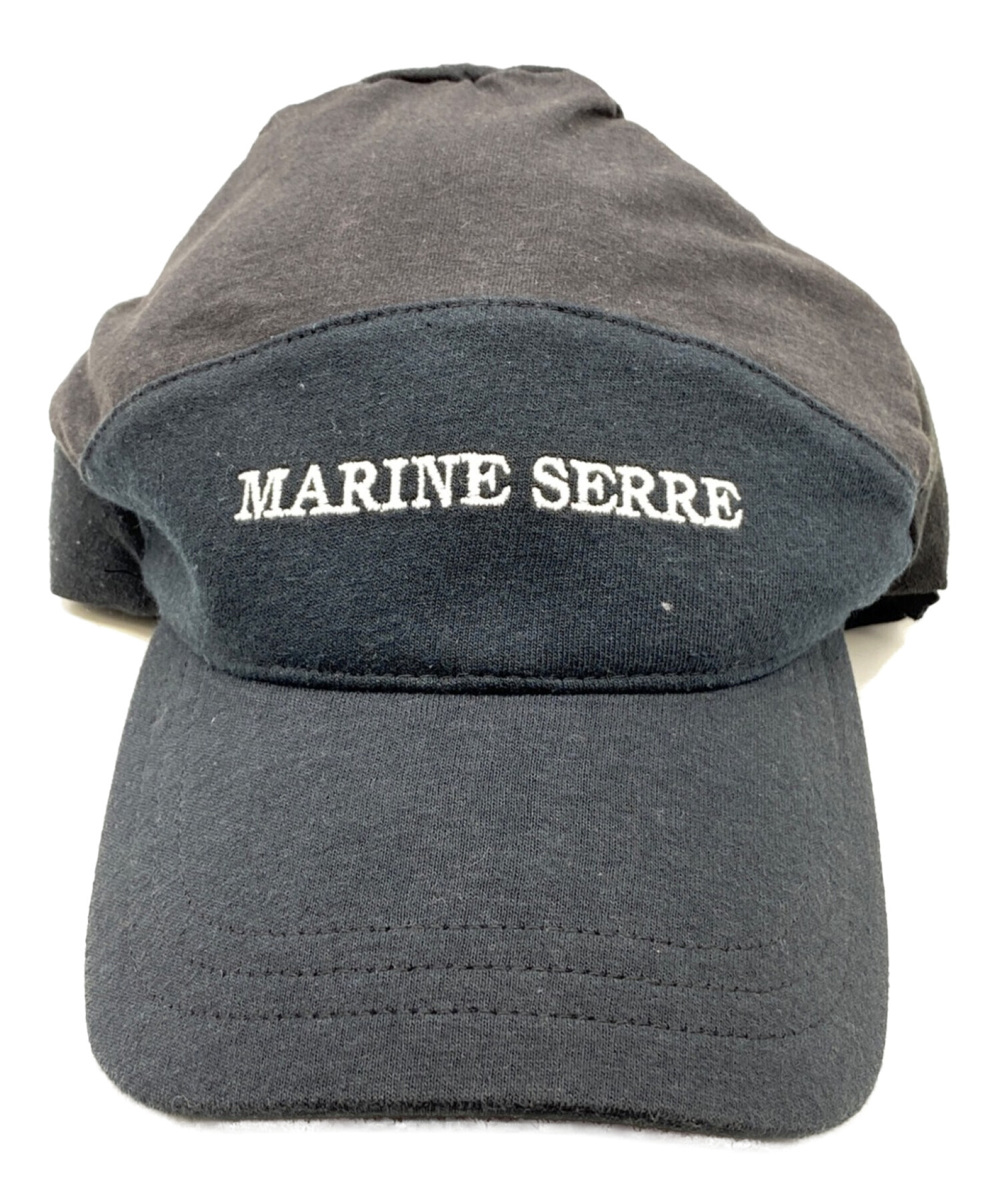 MARINE SERRE (マリーンセル) T-Shirt Veiled Cap ブラック サイズ:-