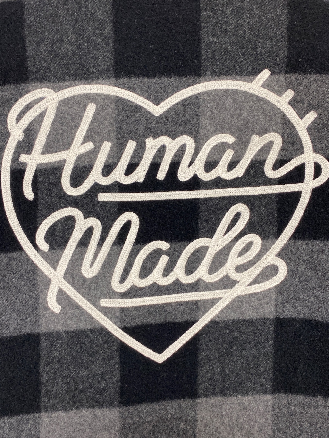 HUMAN MADE (ヒューマンメイド) WOOL OVERSHIRT グレー サイズ:L