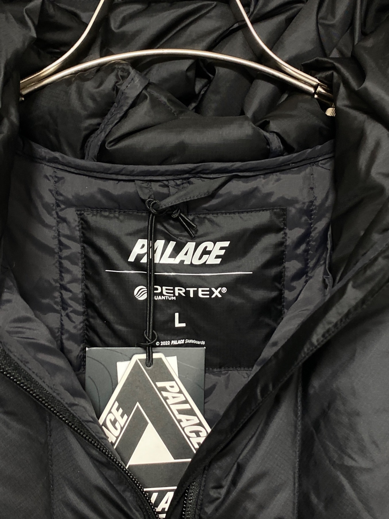 中古・古着通販】PALACE (パレス) Q-LITE DOWN JACKET ブラック サイズ