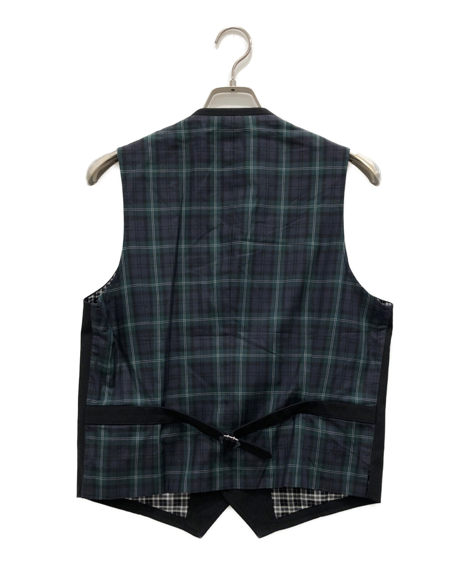 The Stylist Japan (ザスタイリストジャパン) ホップサック VEST ブラック×グリーン サイズ:M 未使用品