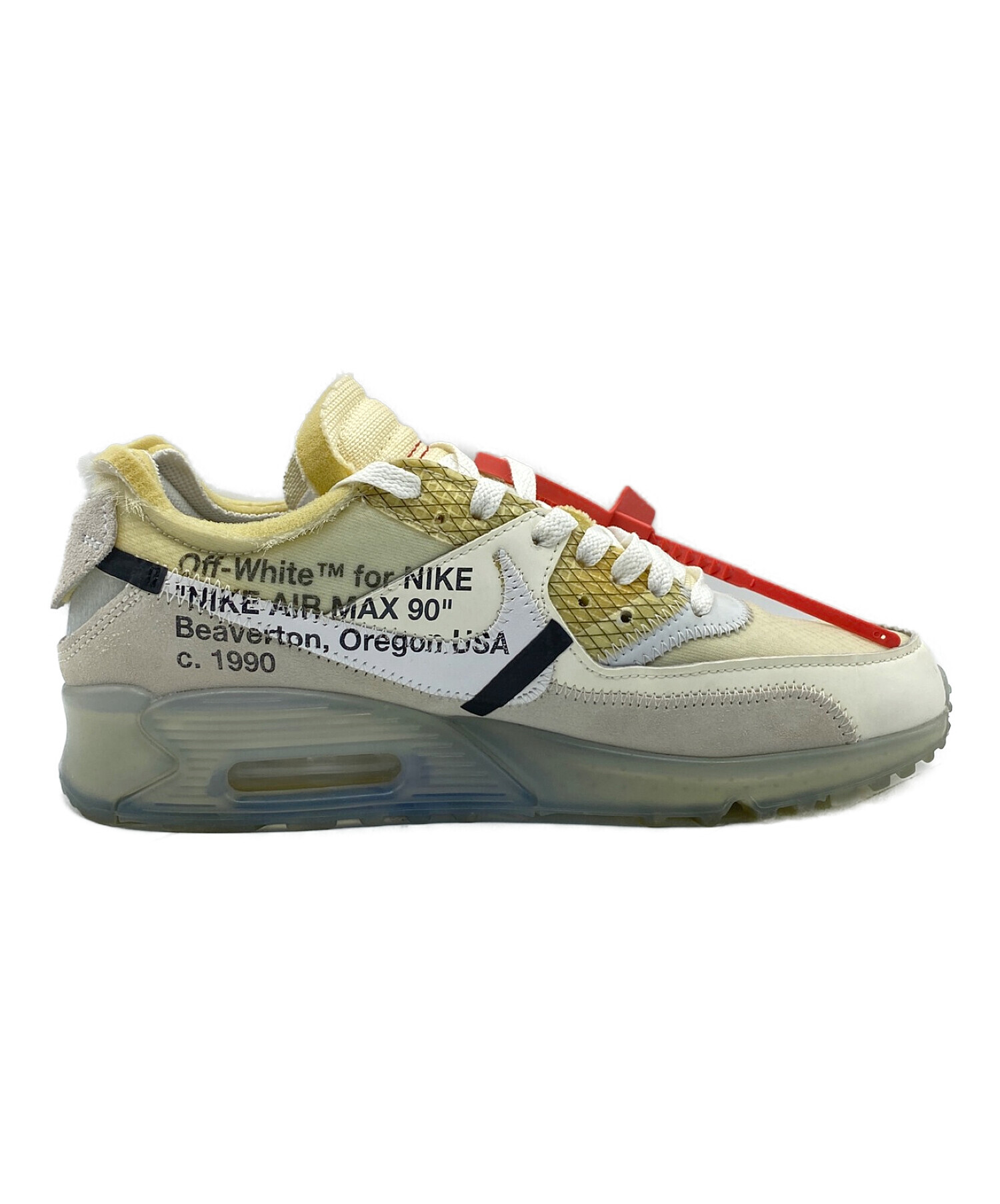 NIKE (ナイキ) OFF-WHITE (オフホワイト) THE TEN AIR MAX 90 ホワイト サイズ:26cm (US 8)