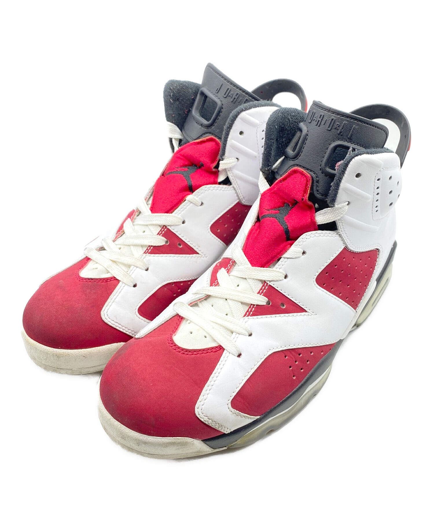 NIKE (ナイキ) AIR JORDAN 6 RETRO CARMINE ホワイト×レッド サイズ:27.5cm(US 9.5)