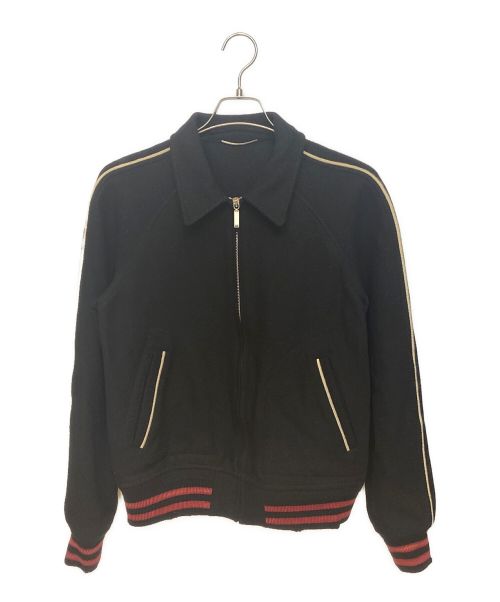 中古・古着通販】Saint Laurent Paris (サンローランパリ) ウール ジップ テディ ジャケット ブラック  サイズ:46｜ブランド・古着通販 トレファク公式【TREFAC FASHION】スマホサイト