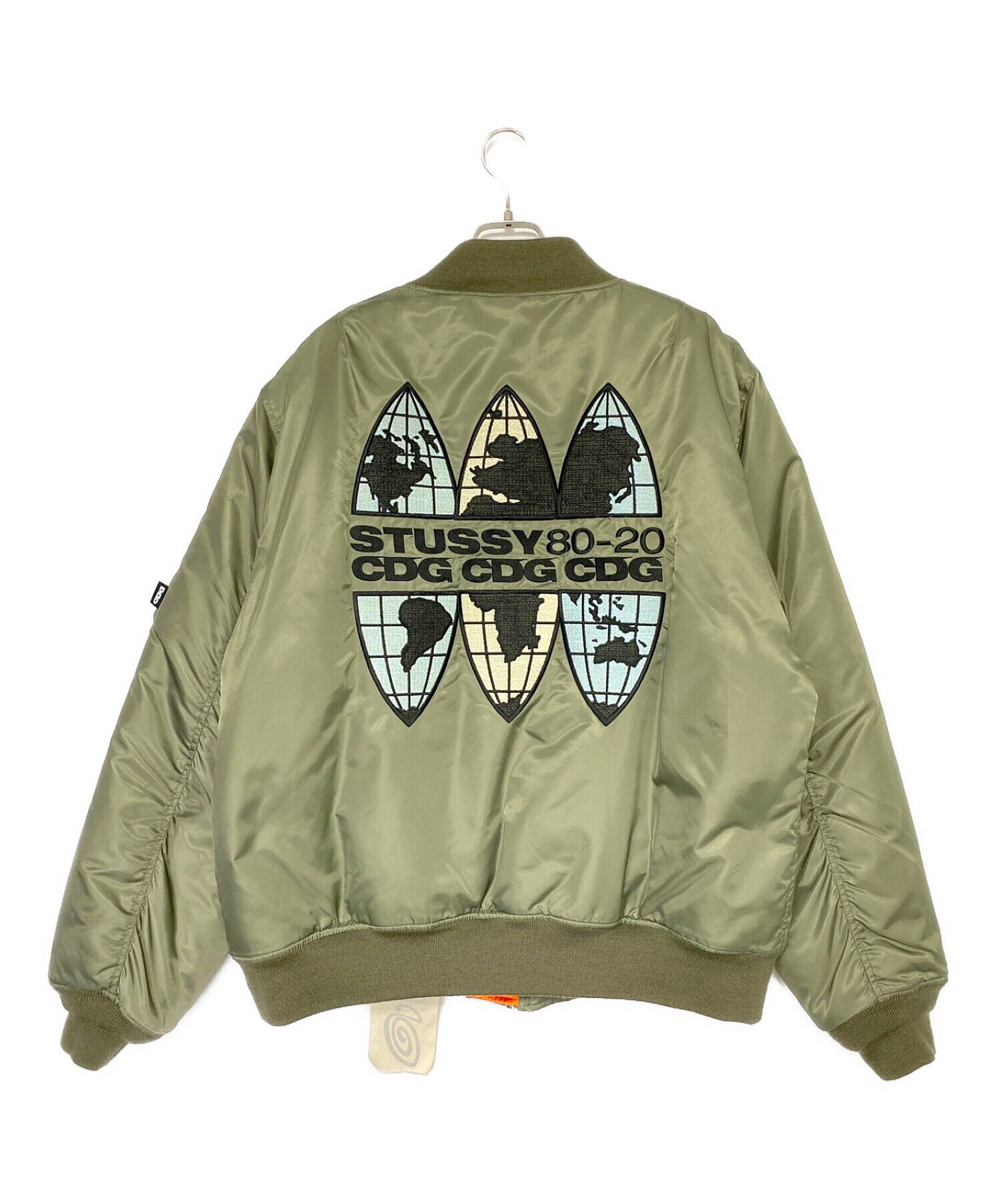 stussy cdg ma-1 jacket 40周年 - フライトジャケット