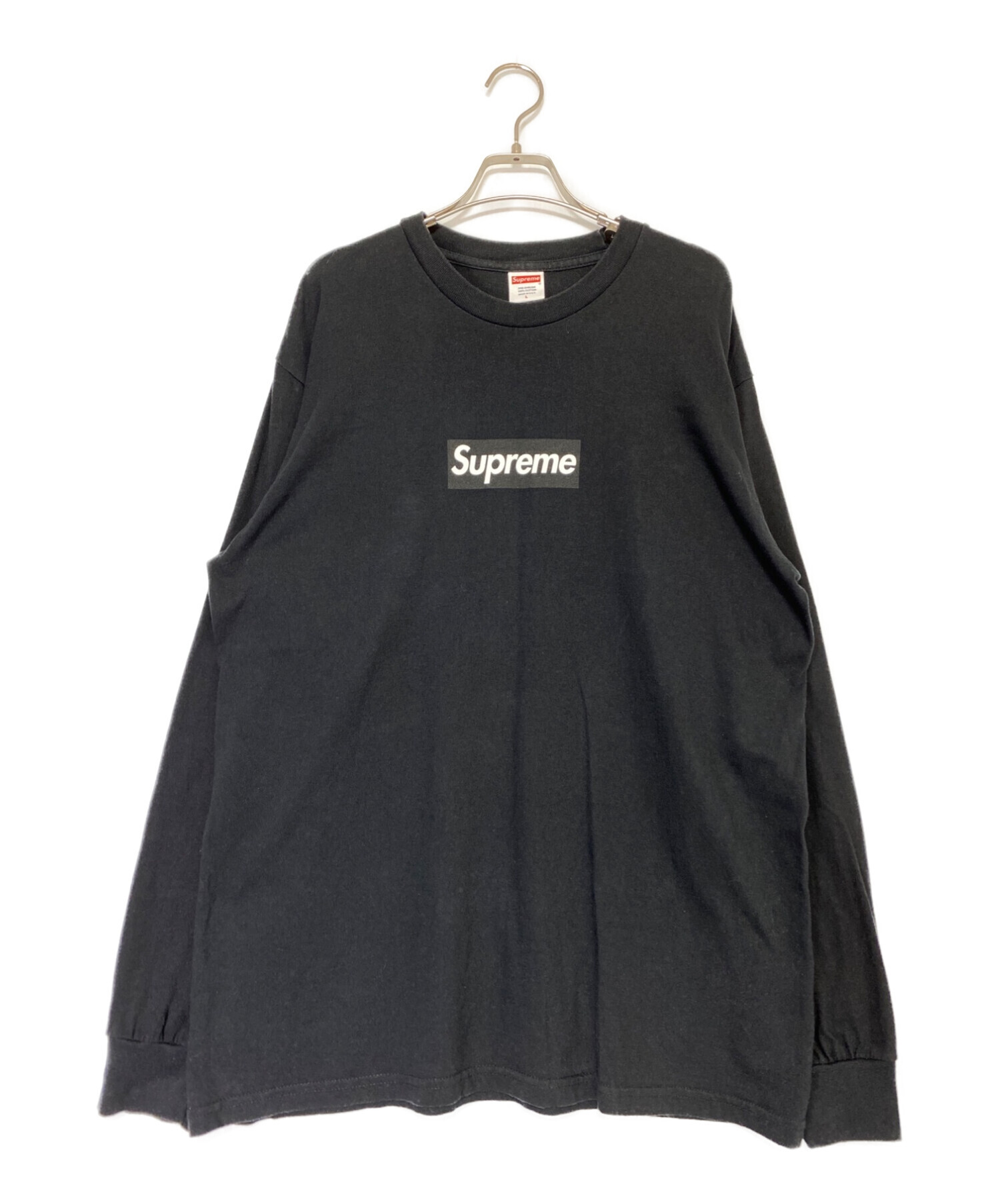 Supreme Box Logo L/S Tee Black Lシュプリーム - Tシャツ/カットソー ...