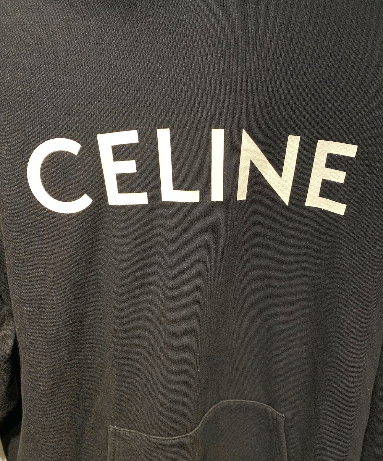 CELINE (セリーヌ) ルーズスウェットシャツ ブラック サイズ:XL