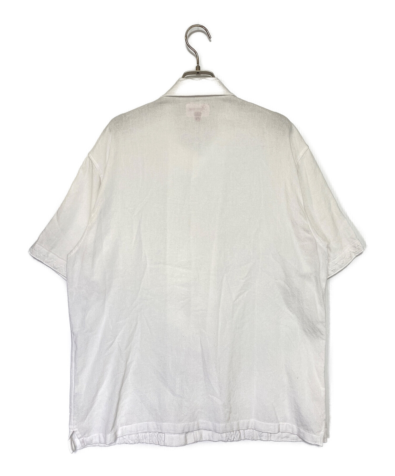 SUPREME (シュプリーム) Embroidered S/S Shirt ホワイト サイズ:M