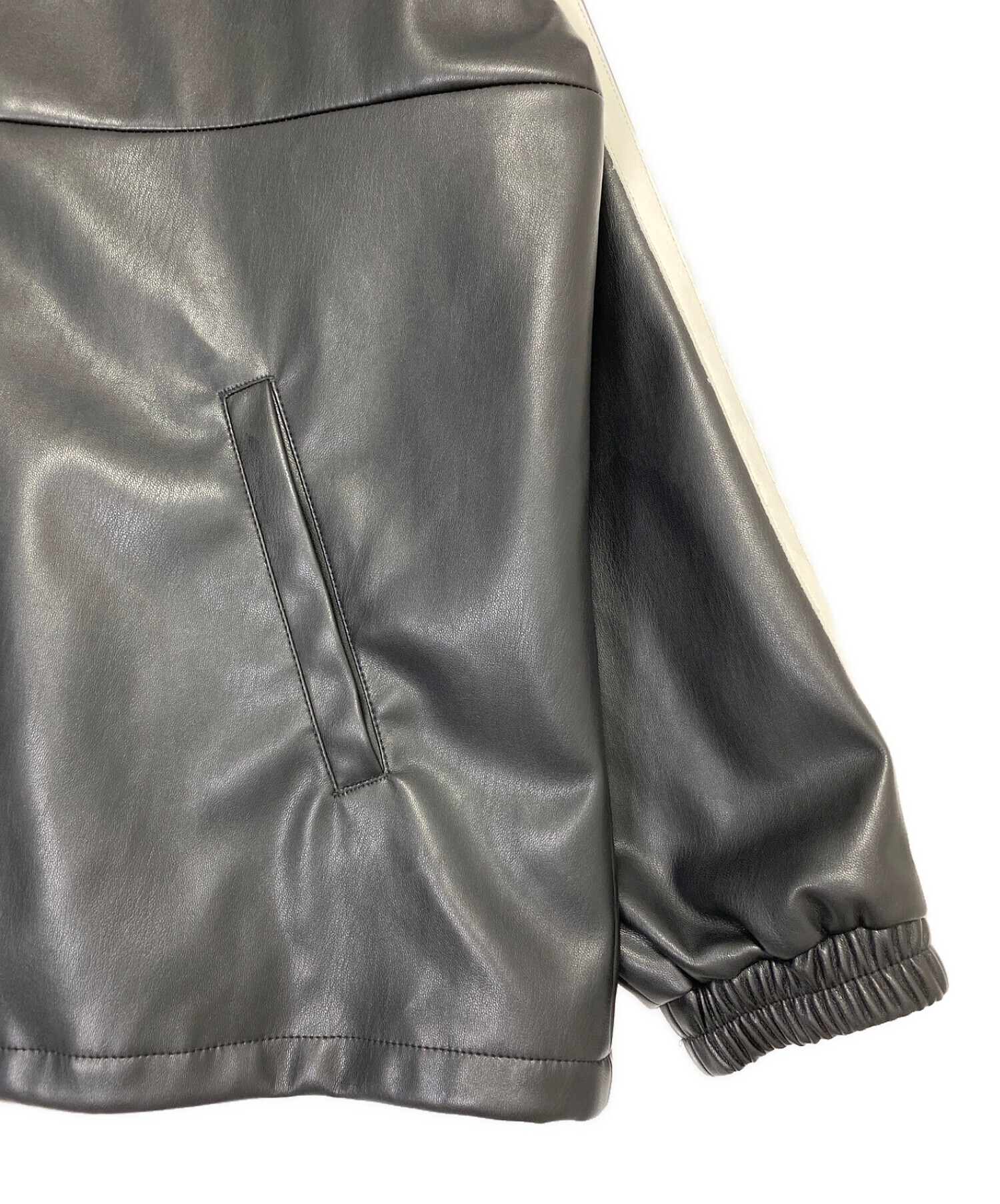 F.C.R.B. (エフシーアールビー) SYNTHETIC LEATHER BLOUSON ブラック サイズ:L