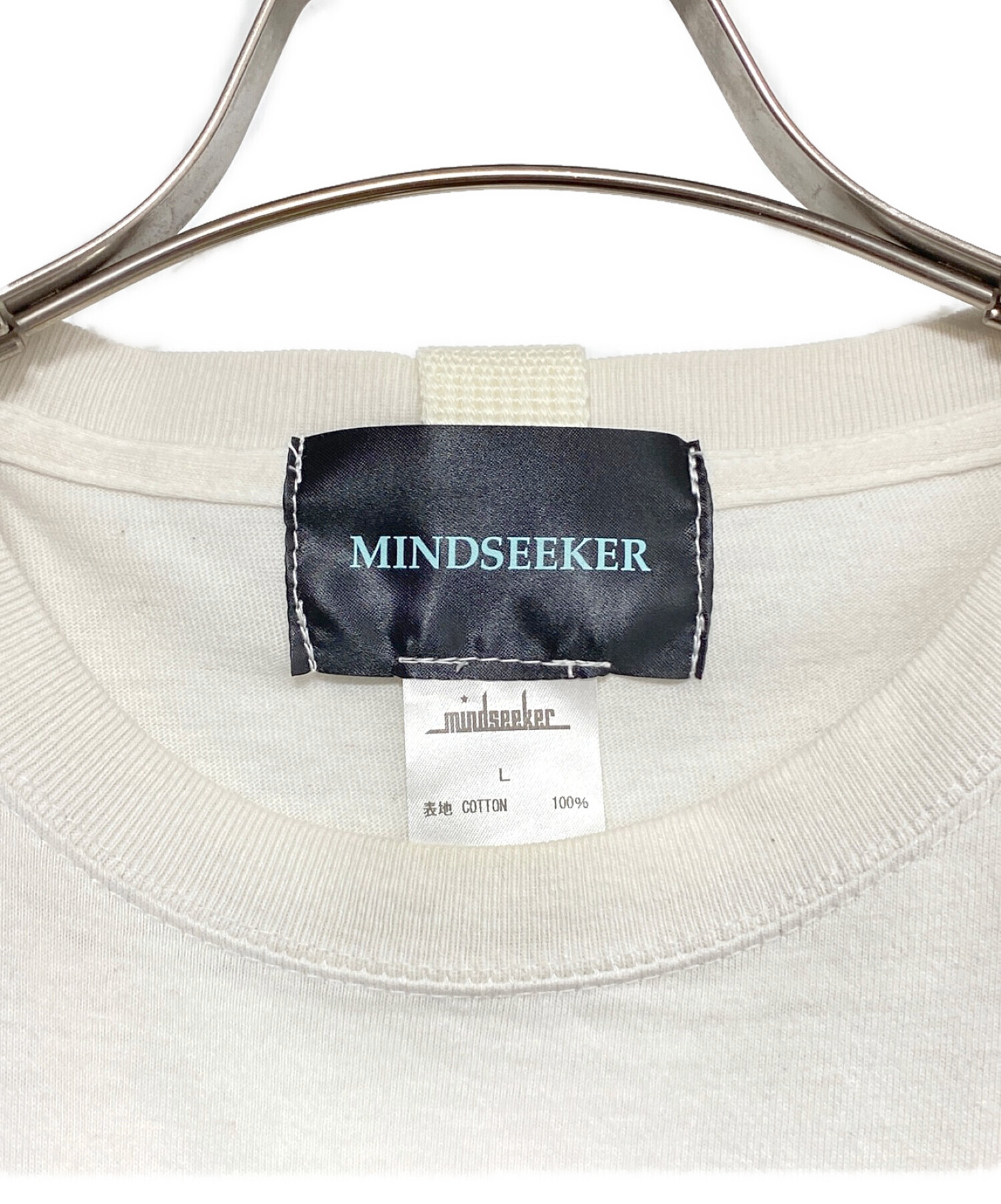 中古・古着通販】MINDSEEKER (マインドシーカー) 長袖Tシャツ ホワイト