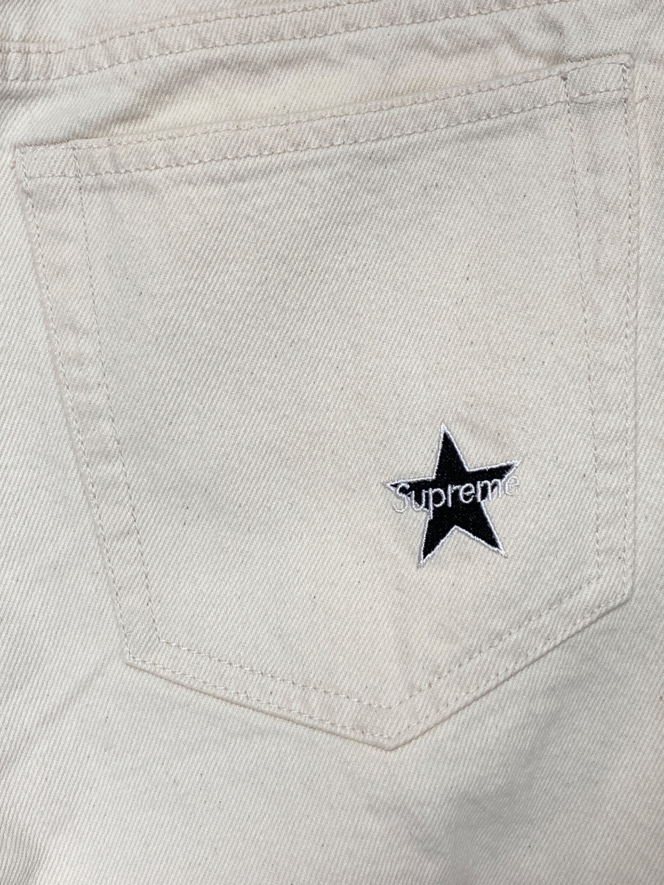 Supreme (シュプリーム) Washed Regular Star Jeans ベージュ サイズ:SIZE 30