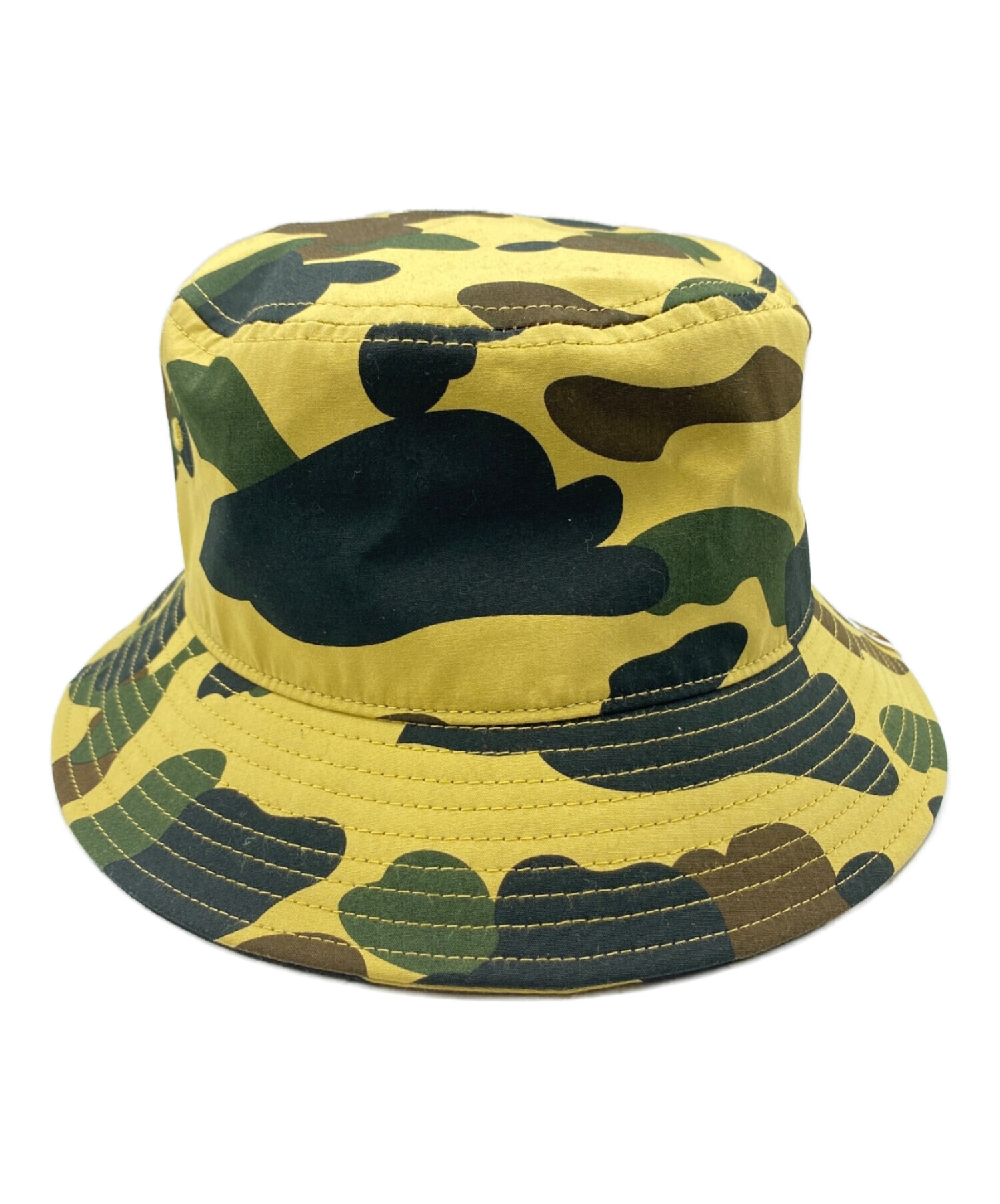 A BATHING APE (ア ベイシング エイプ) 1ST CAMO BUCKET HAT イエロー サイズ:-