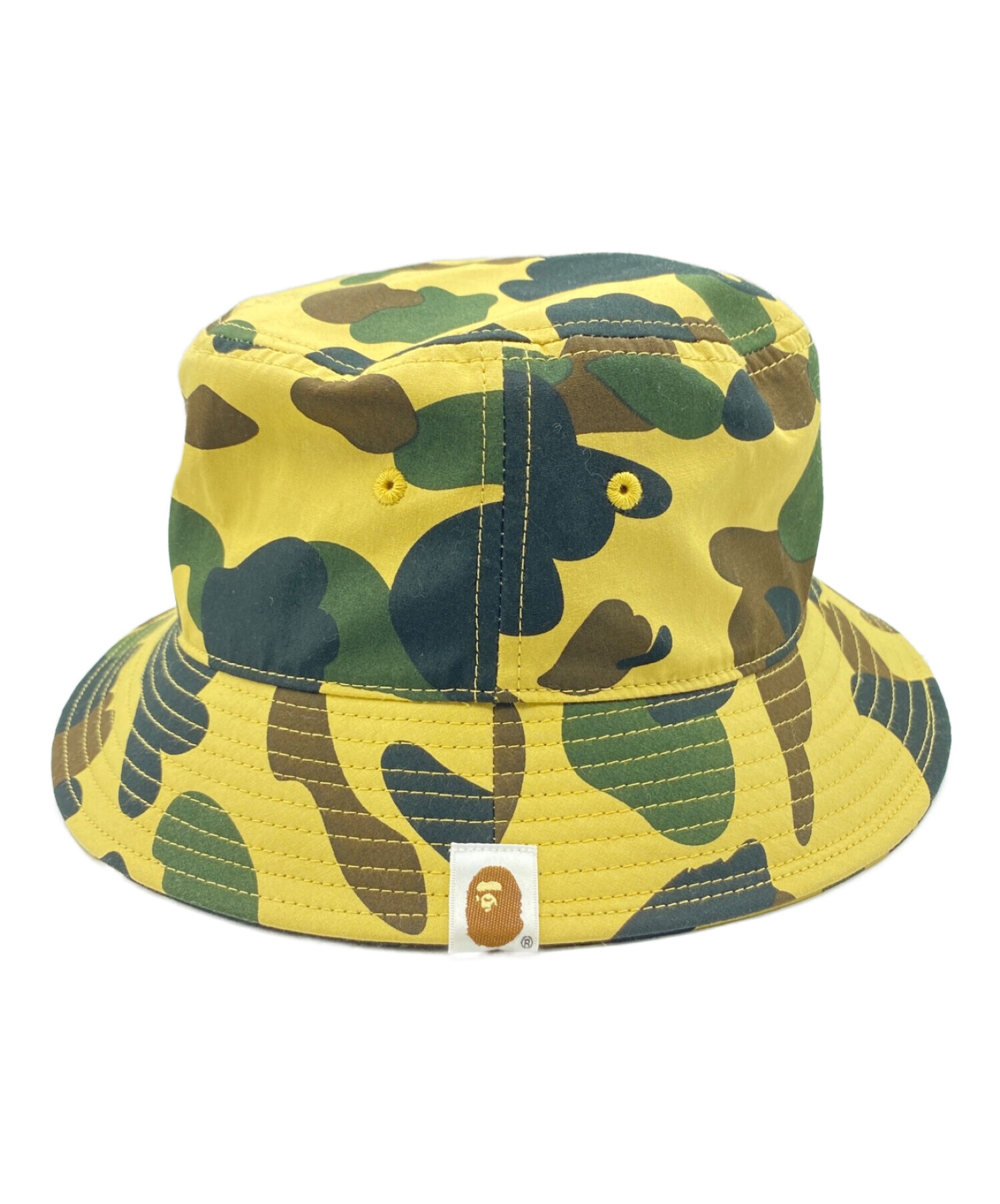 A BATHING APE (ア ベイシング エイプ) 1ST CAMO BUCKET HAT イエロー サイズ:-