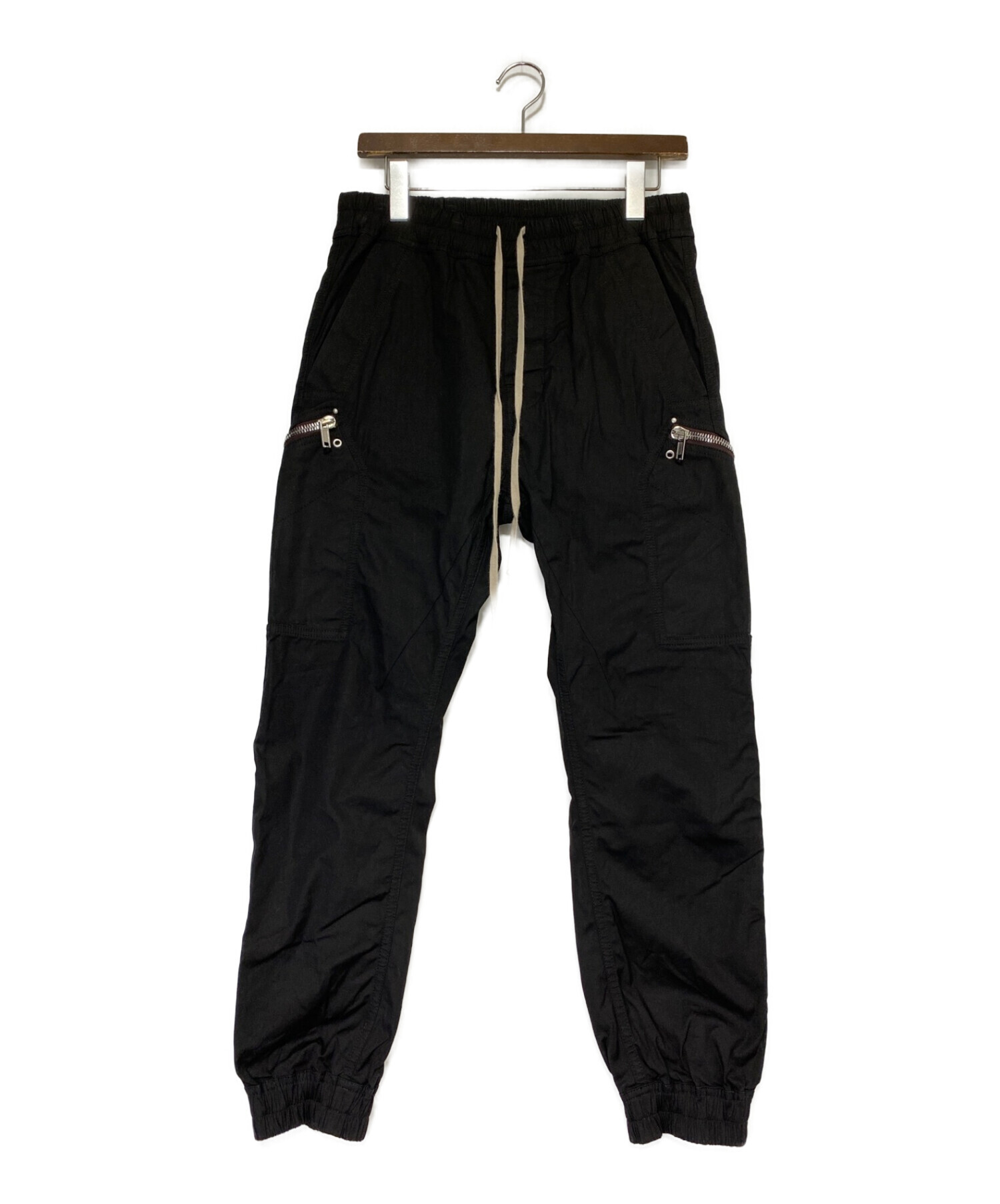 RICK OWENS (リック・オウエンス) PERFORMA CARGO JOG PANTS ブラック サイズ:50