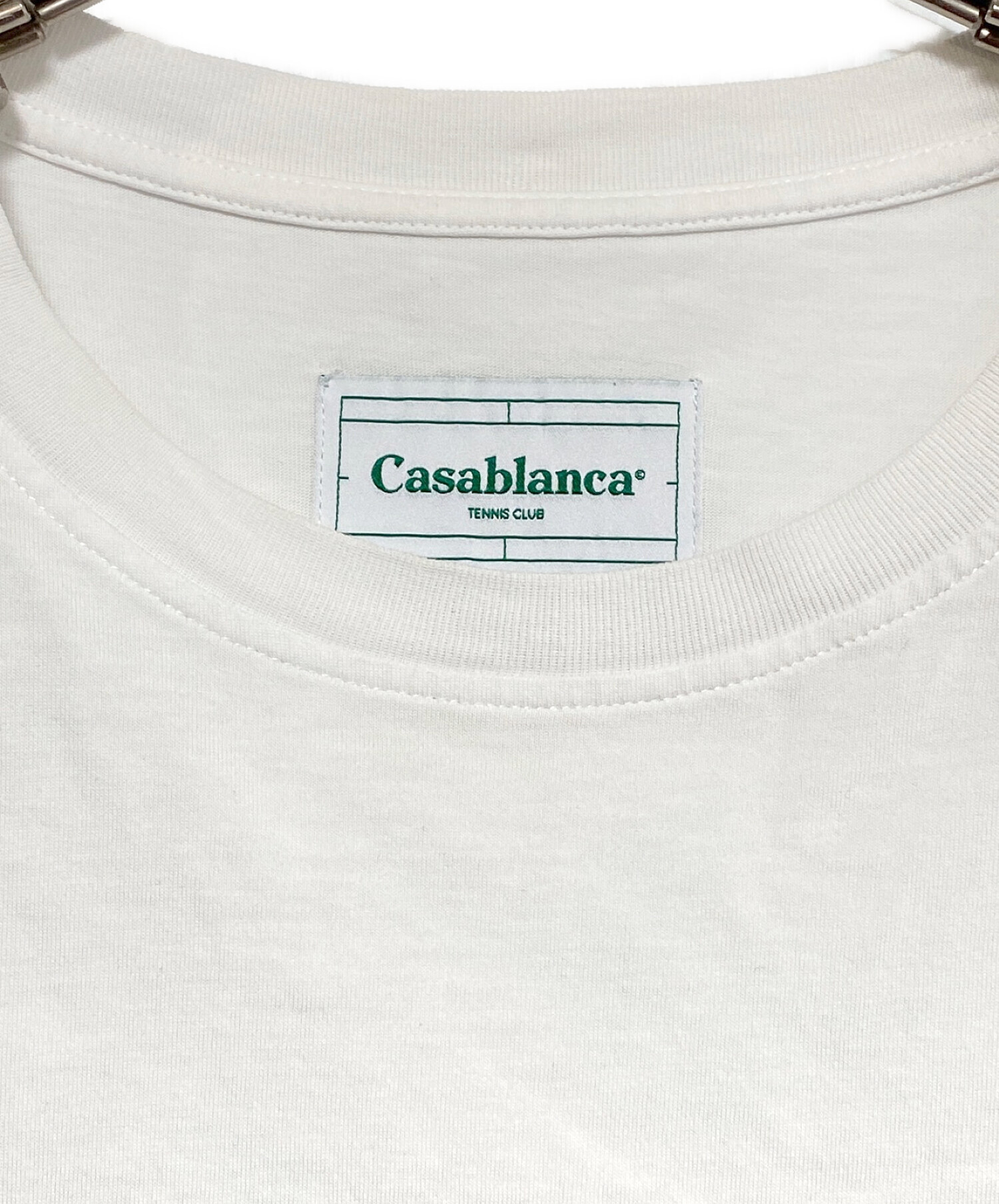 中古・古着通販】CASABLANCA (カサブランカ) Yuzu T-Shirt ホワイト サイズ:M｜ブランド・古着通販  トレファク公式【TREFAC FASHION】スマホサイト