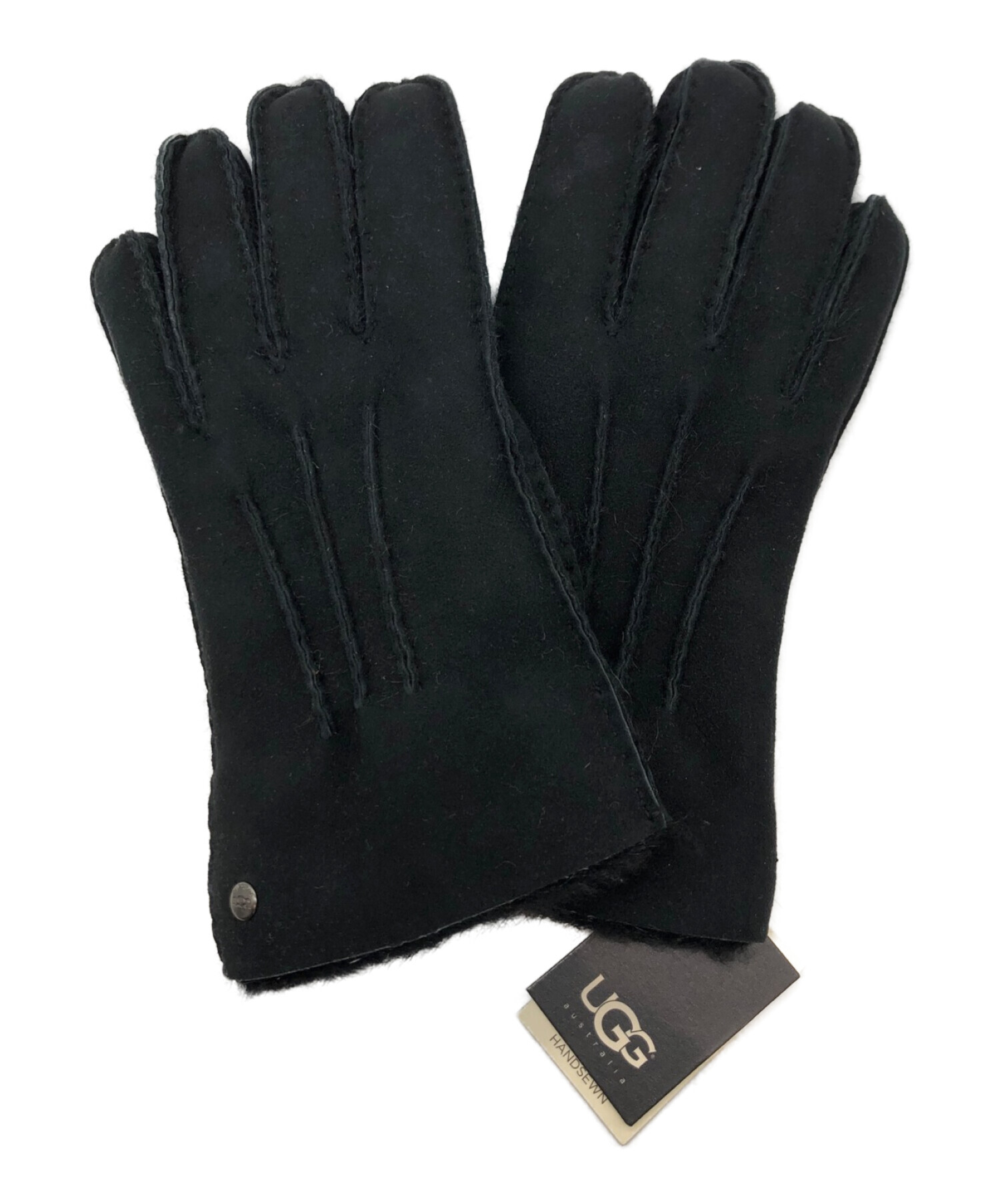 UGG (アグ) 手袋 ブラック サイズ:L