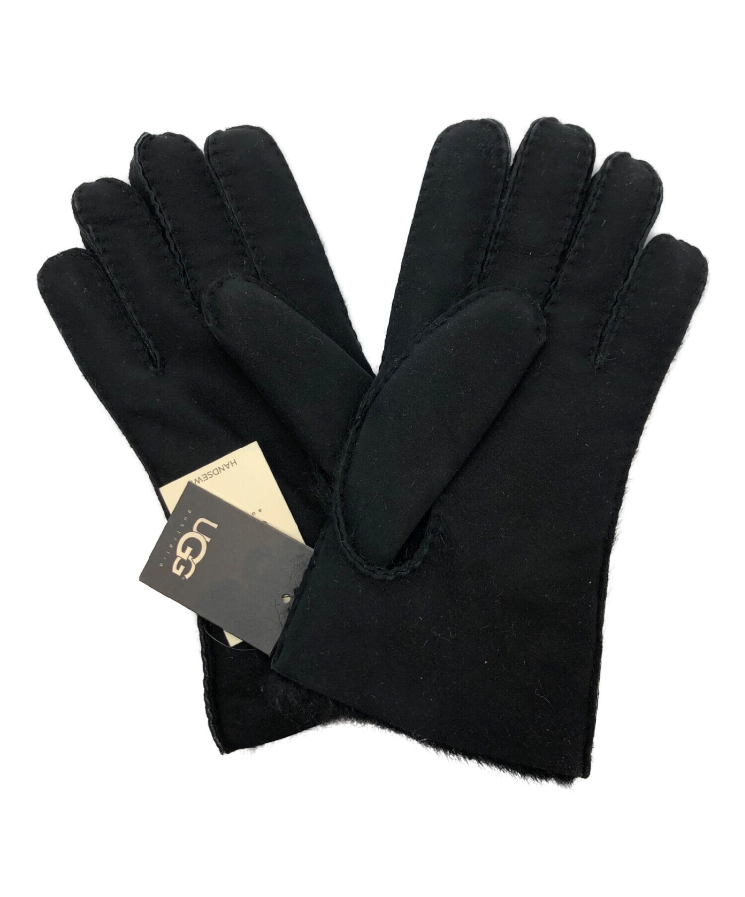 UGG (アグ) 手袋 ブラック サイズ:L