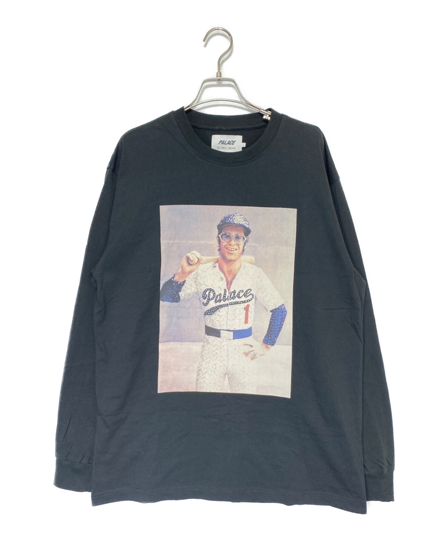 PALACE (パレス) ELTON JOHN (エルトン・ジョン) Baller Longsleeve ブラック サイズ:L