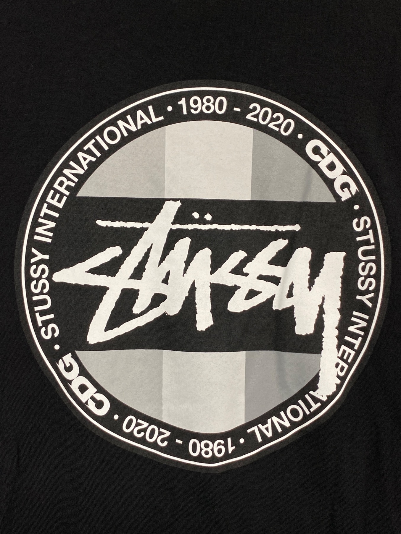 STUSSY × CDG DOT LS TEE 40th | hartwellspremium.com