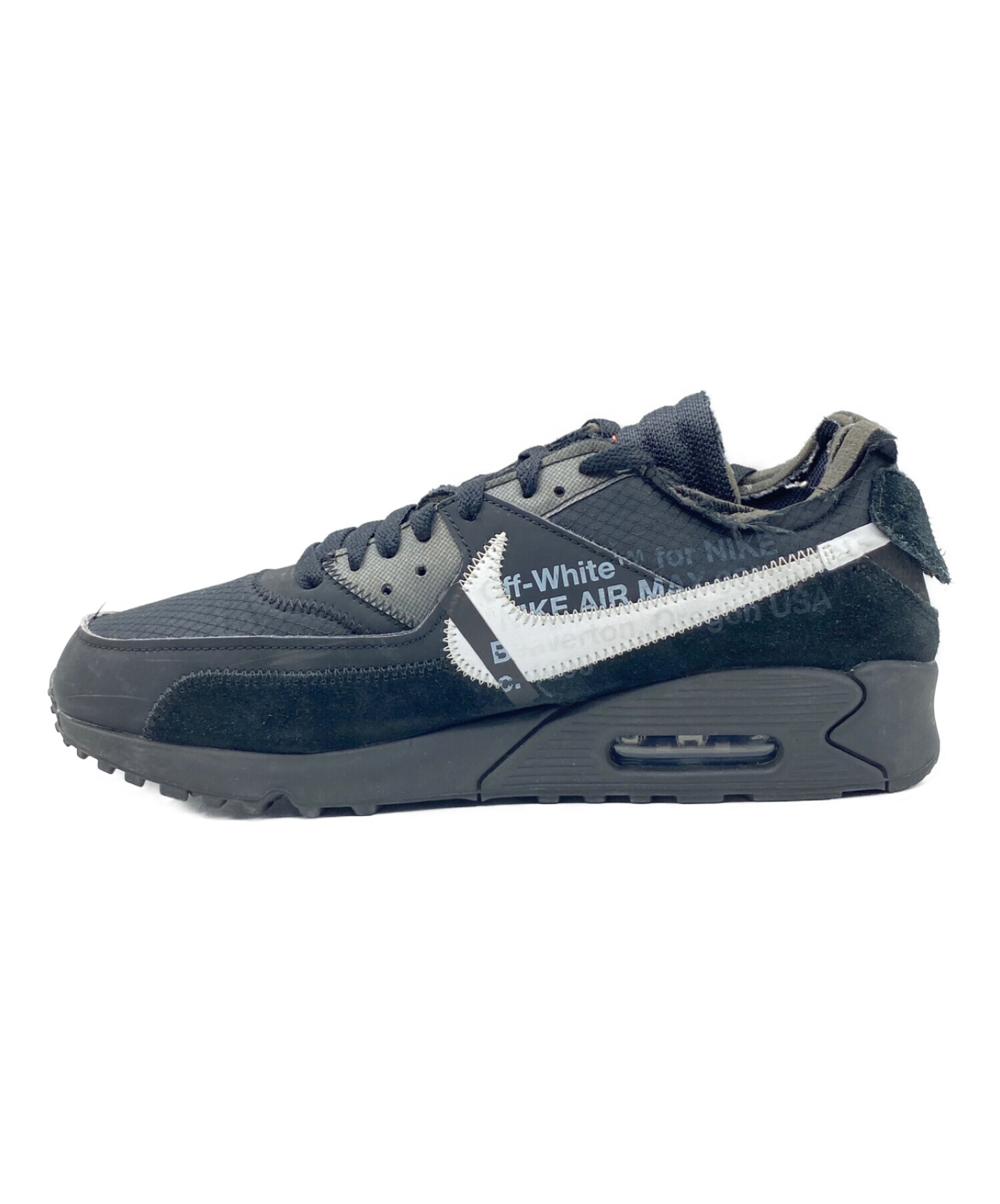 NIKE (ナイキ) OFFWHITE (オフホワイト) AIR MAX 90 ブラック サイズ:27.5cm(US 9.5)