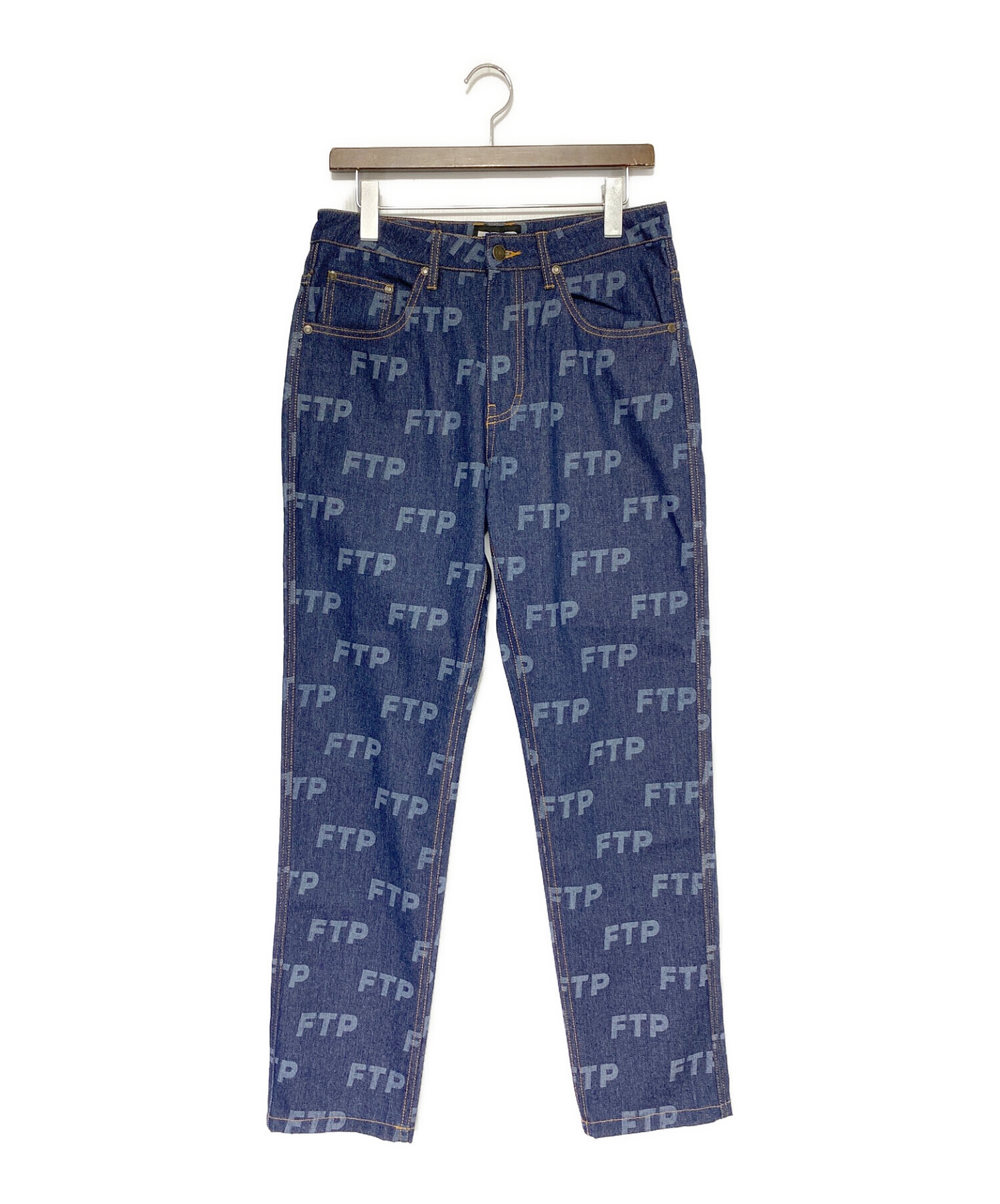 FTP (ファックザポピュレーション) ALL OVER DENIM デニム インディゴ サイズ:76cm (W30)