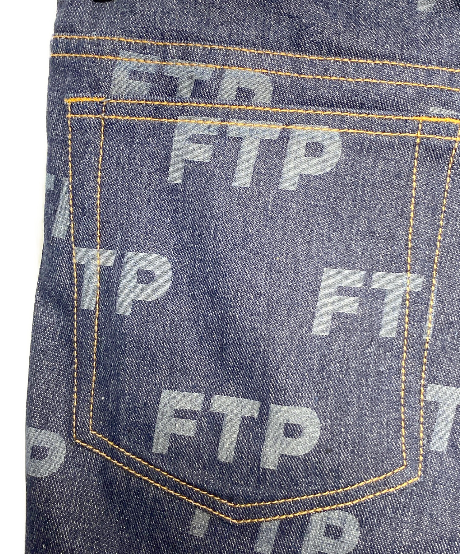 FTP (ファックザポピュレーション) ALL OVER DENIM デニム インディゴ サイズ:76cm (W30)