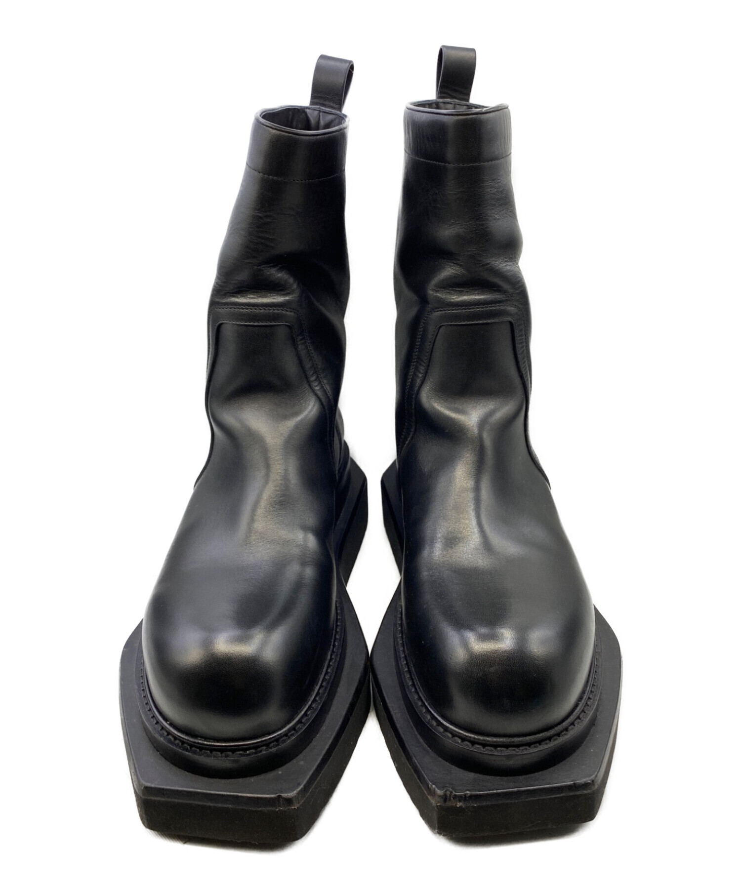 RICK OWENS (リック オウエンス) Cyclops Chelsea Boots ブラック サイズ:SIZE 44