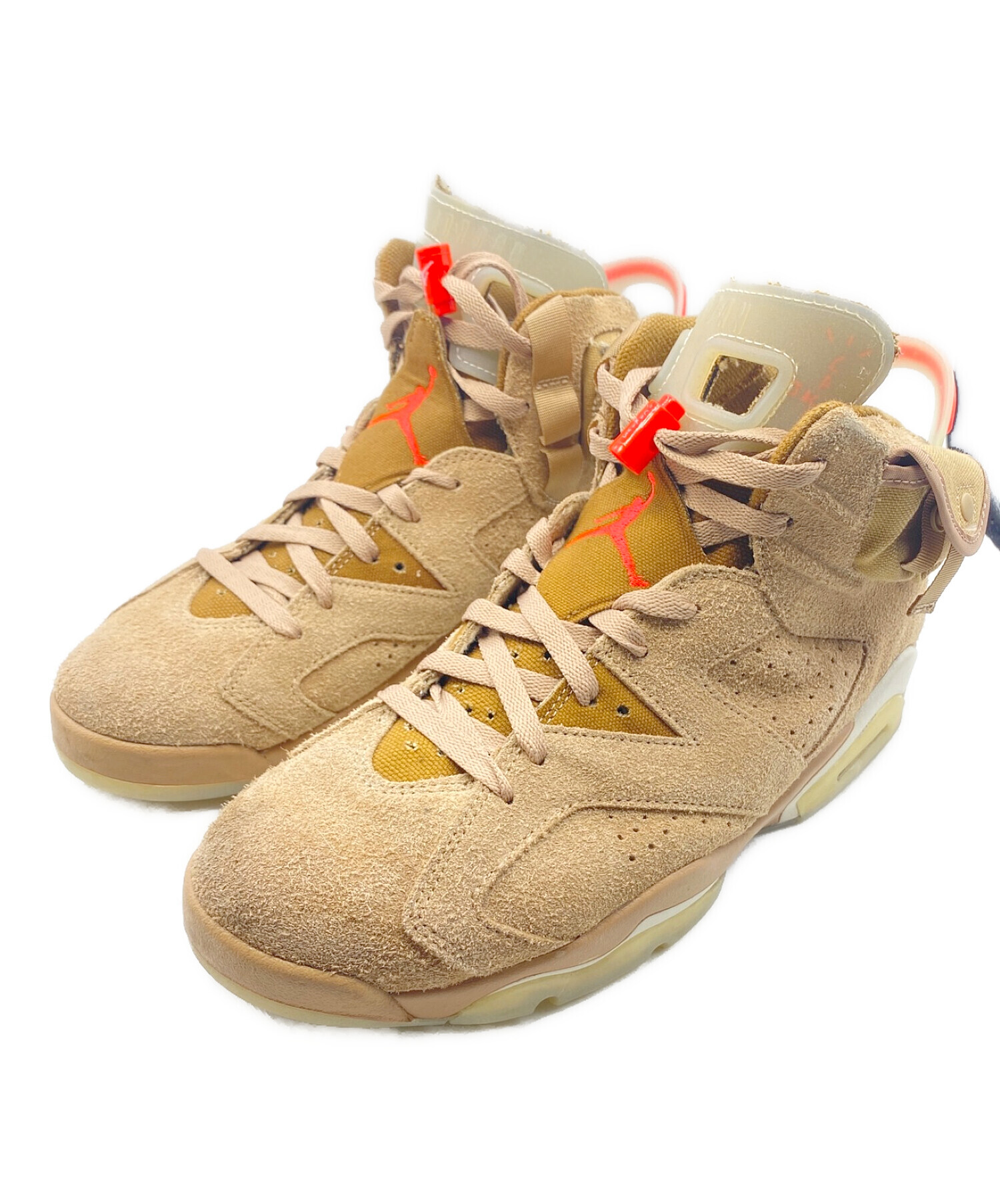 NIKE (ナイキ) Travis Scott (トラヴィス スコット) AIR JORDAN 6 RETRO ベージュ サイズ:28.5cm  （US10.5）