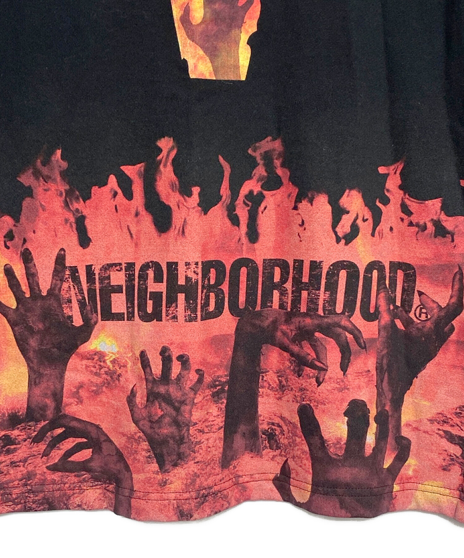 NEIGHBORHOOD (ネイバーフッド) VLONE (ヴィーロン) NHVL C-CREW LS ブラック サイズ:M