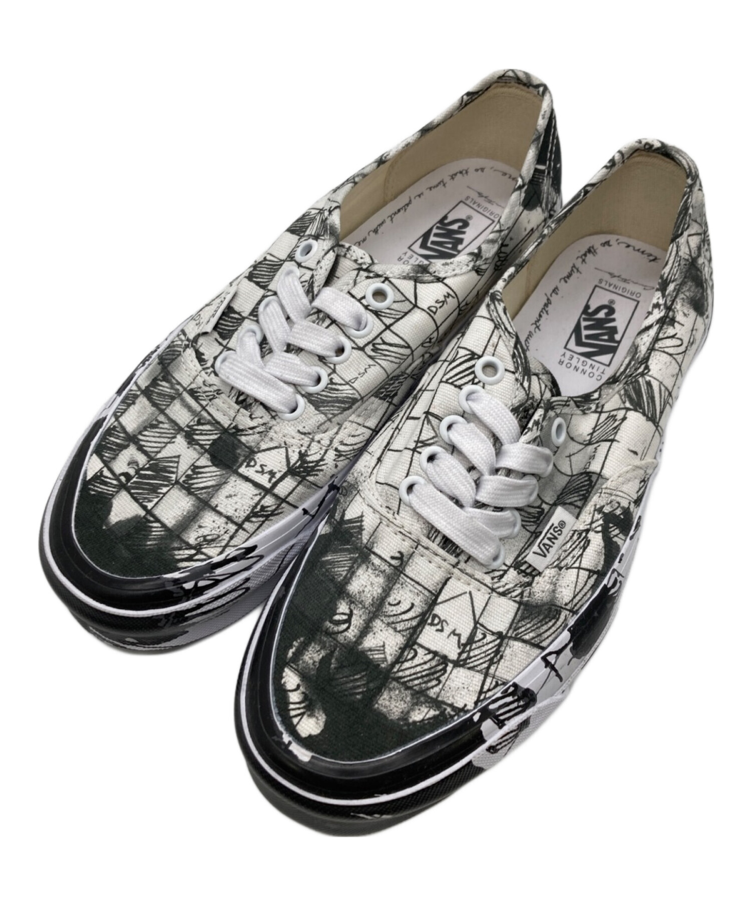 中古・古着通販】VANS (バンズ) CONNOR TINGLEY スニーカー ホワイト×ブラック サイズ:25cm｜ブランド・古着通販  トレファク公式【TREFAC FASHION】スマホサイト