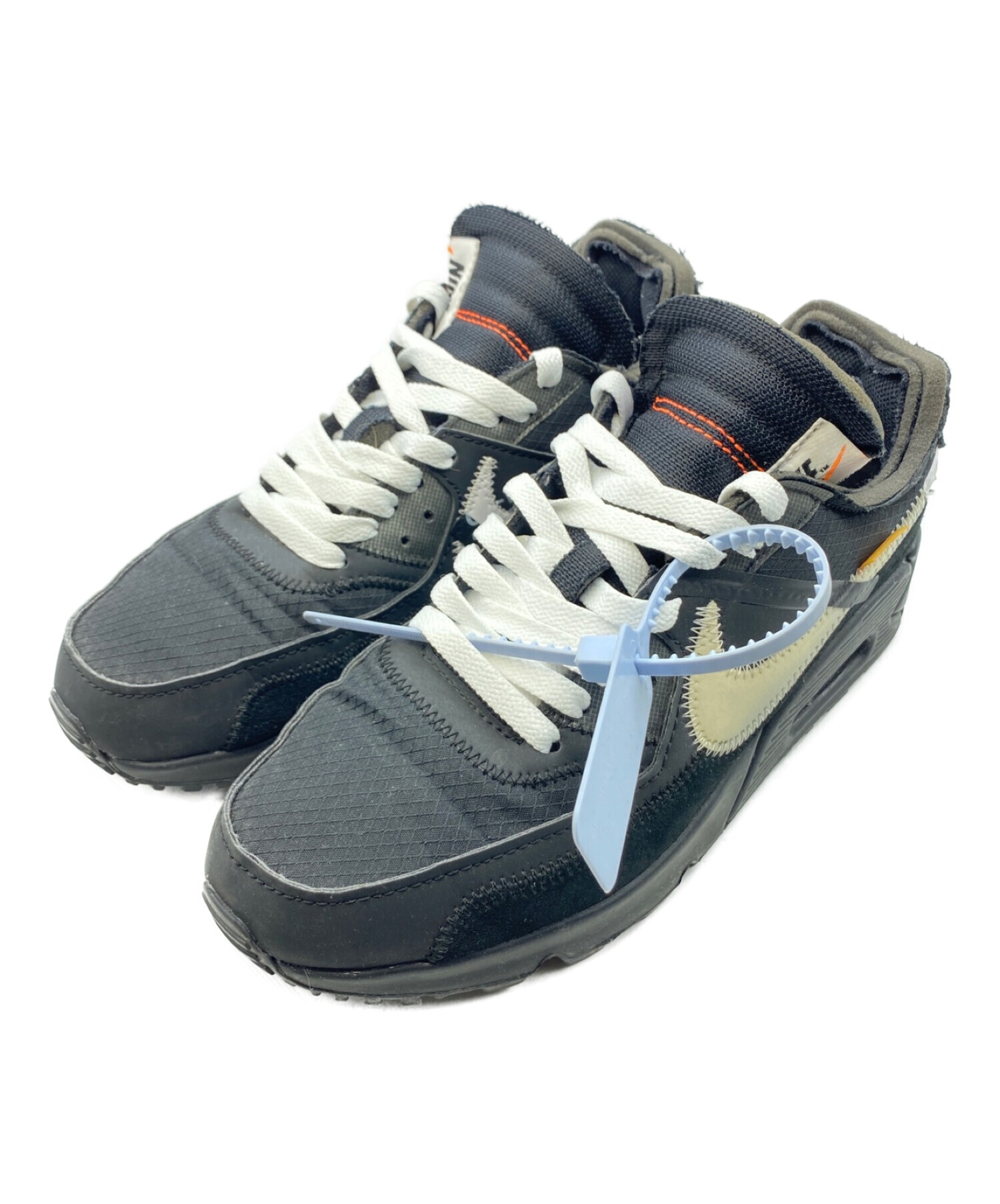 NIKE (ナイキ) OFFWHITE (オフホワイト) AIR MAX 90 THE 10 ブラック サイズ:24.5cm（US6.5）