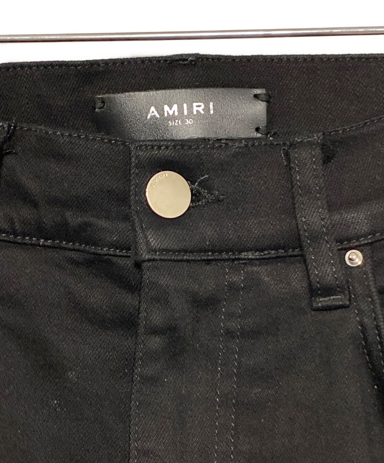 AMIRI (アミリ) MX1 Black Bandana Jean ブラック サイズ:30