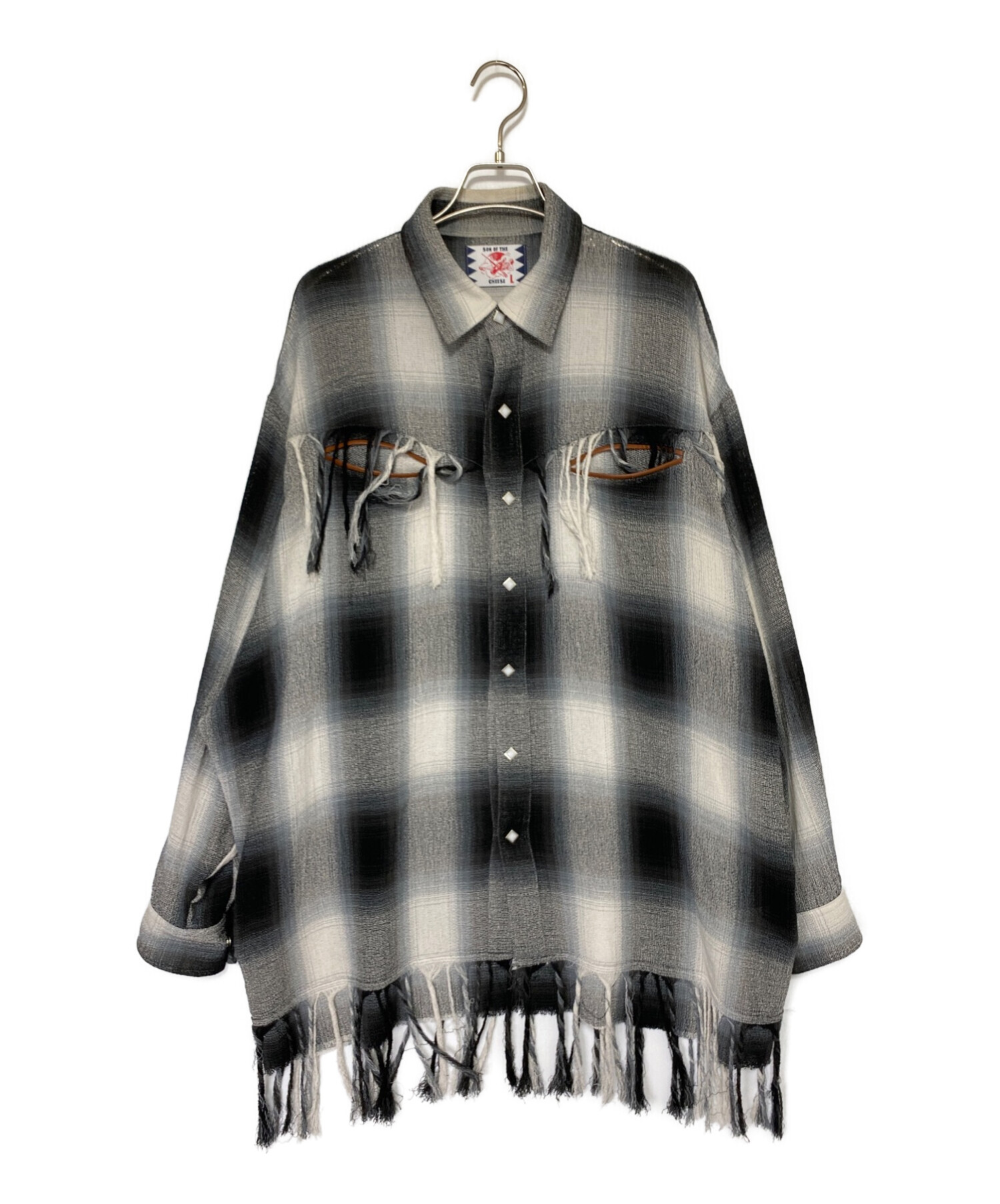 SON OF THE CHEESE / サノバチーズ】Plaid Hoodie-
