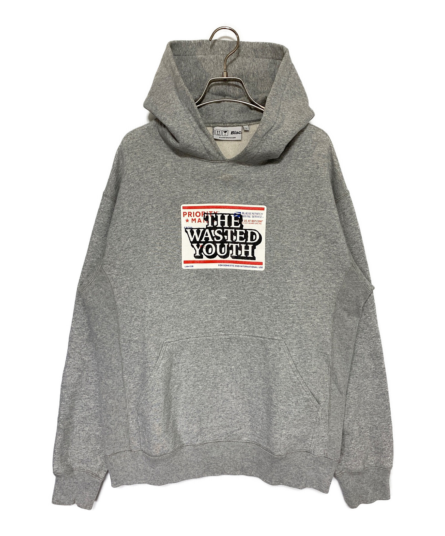 Wasted Youth PRIORITY LABEL HOODIE XL