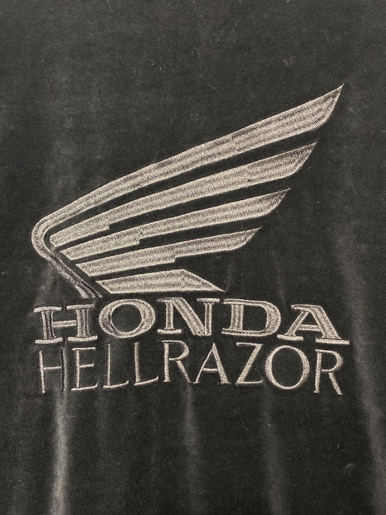 HONDA (ホンダ) HELLRAZOR (ヘルレイザー) Velour Jacket ブラック サイズ:XL