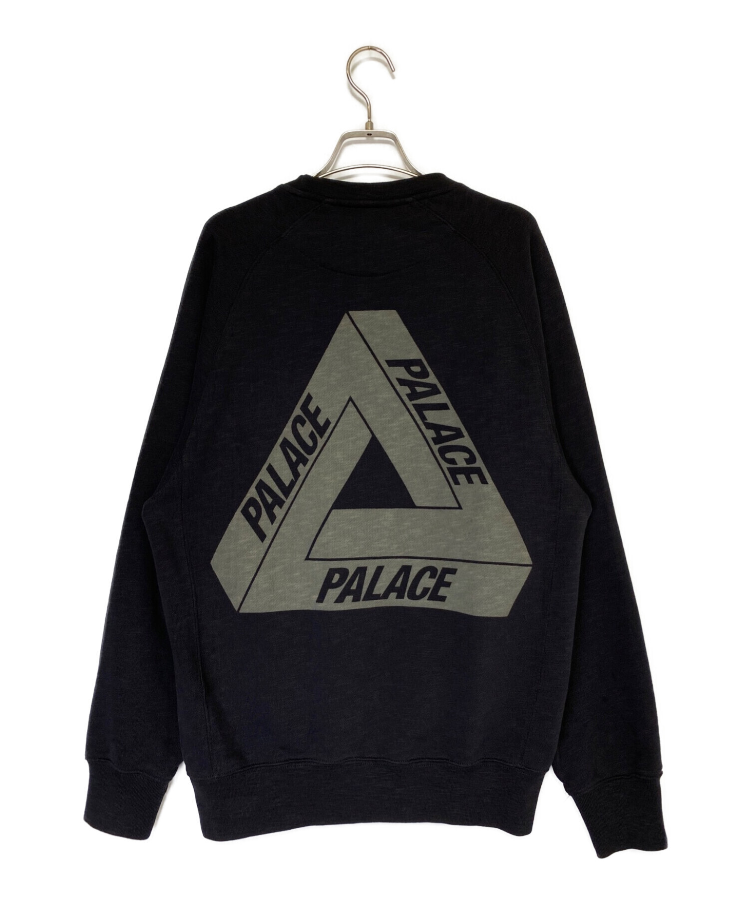 PALACE (パレス) TRI-FERG SLUB CREW ブラック サイズ:S