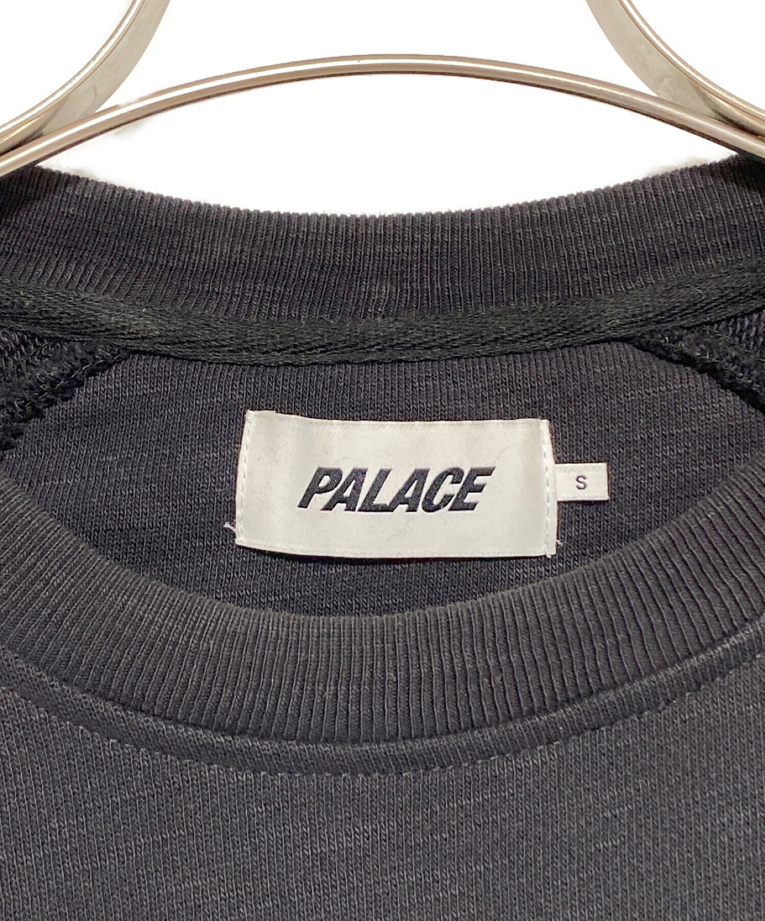 PALACE (パレス) TRI-FERG SLUB CREW ブラック サイズ:S