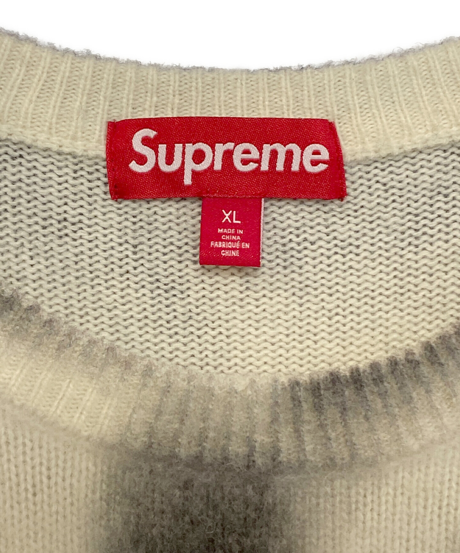 SUPREME (シュプリーム) Blurred Logo Sweater ブラック サイズ:XL