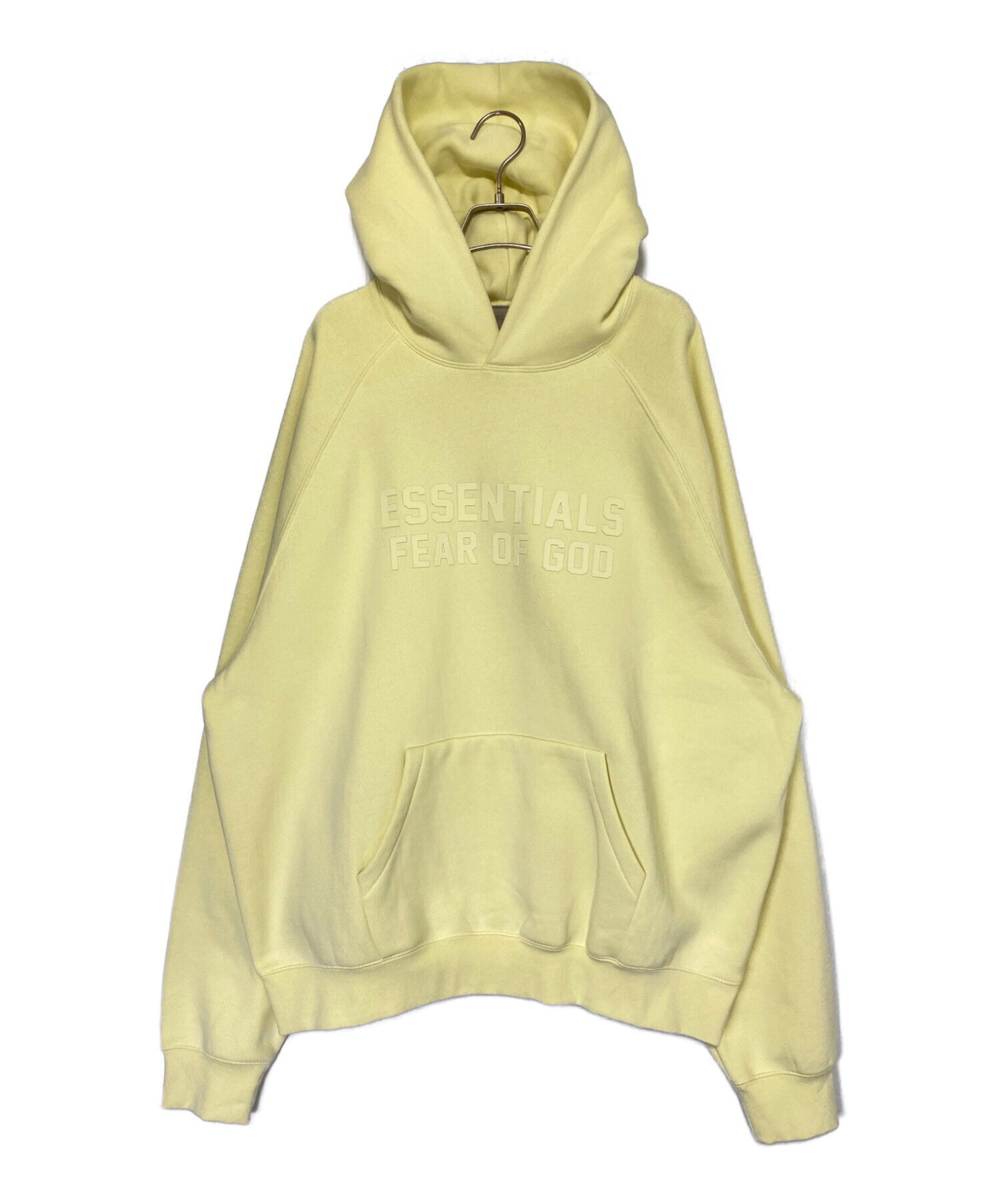 Fear of god Essential hoodie L yellow - パーカー