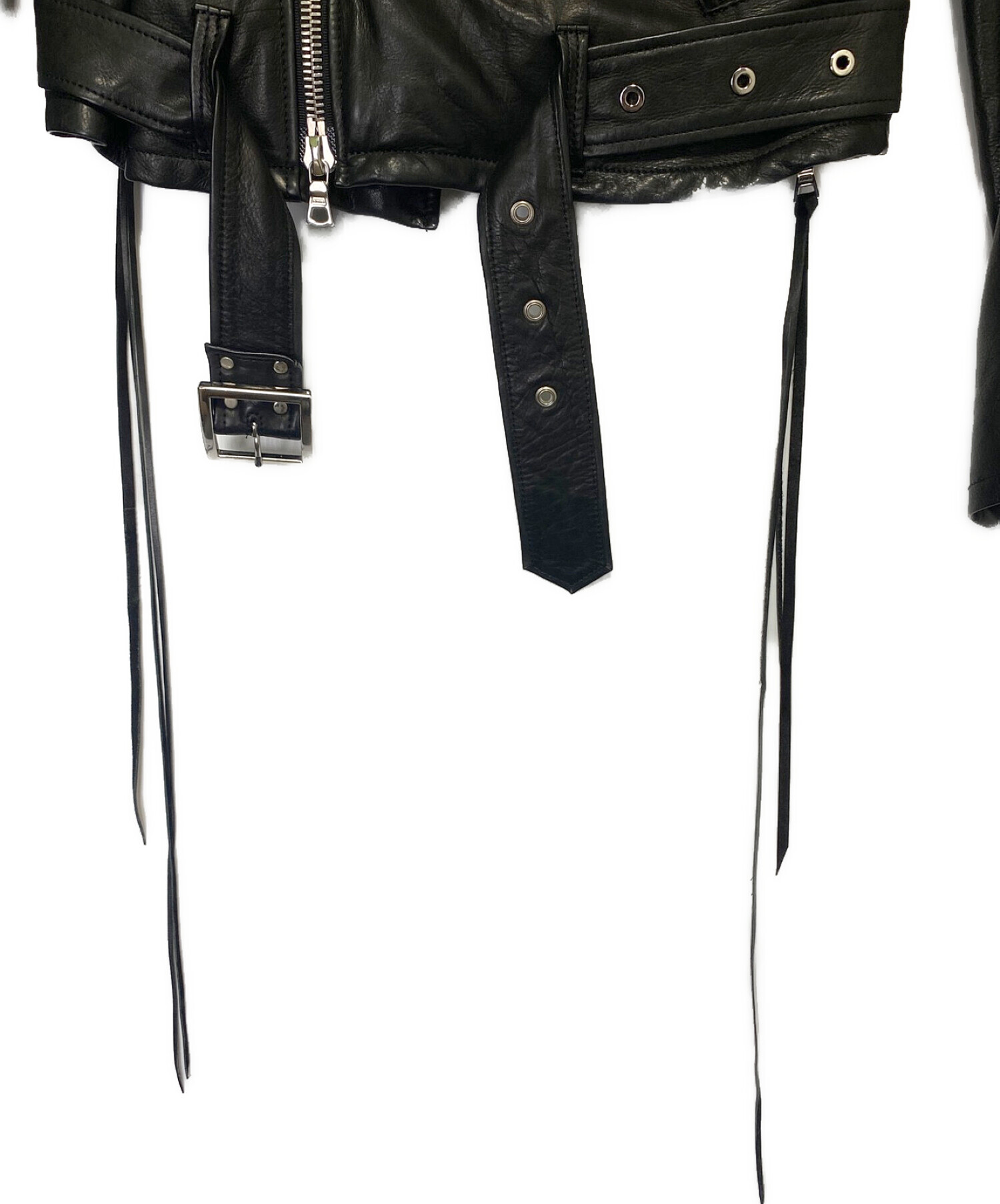 AMIRI (アミリ) ライダースジャケット ブラック サイズ:S